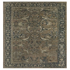 Afghanistan Sultanabad Area Rugs - Wolle Brown Design - 96208