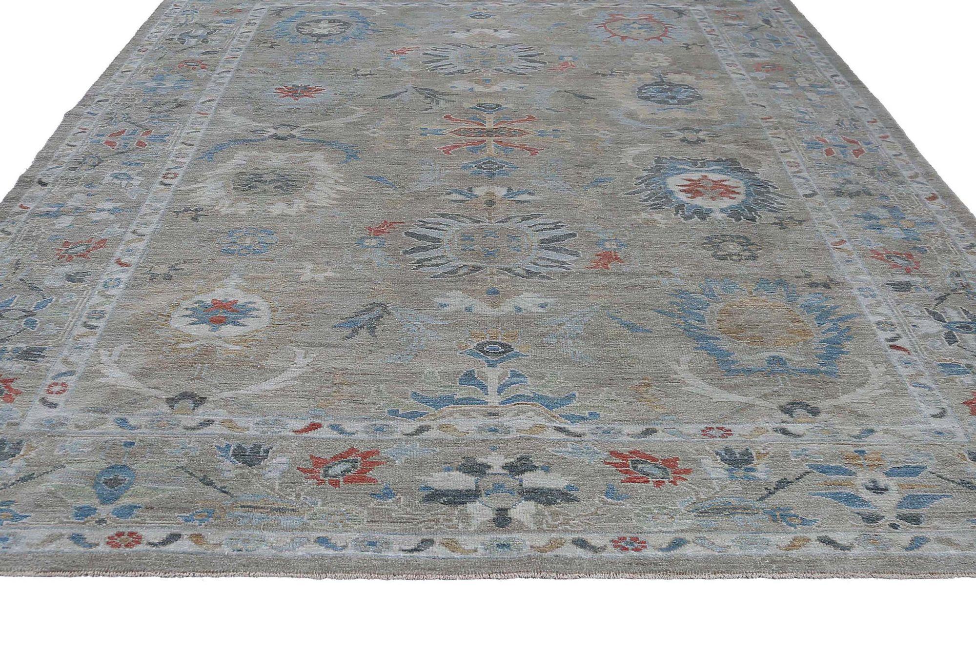 Tappeti per l'area Afghanistan Sultanabad Rugs - Lana Design/One marrone - 97250 In condizioni ottime in vendita a Dallas, TX