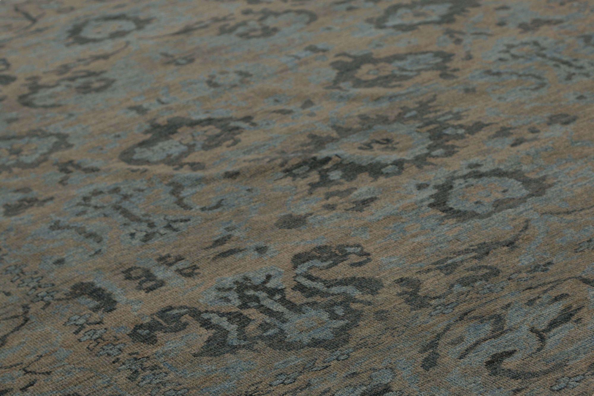 Tribale Tappeti per l'area dell'Afghanistan Sultanabad Rugs - Design marrone grigio - 96044 in vendita