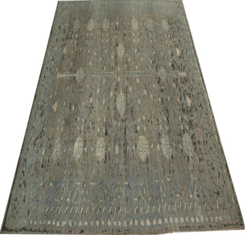 Afghano Tappeti per l'area dell'Afghanistan Sultanabad Rugs - Design marrone grigio - 96090 in vendita