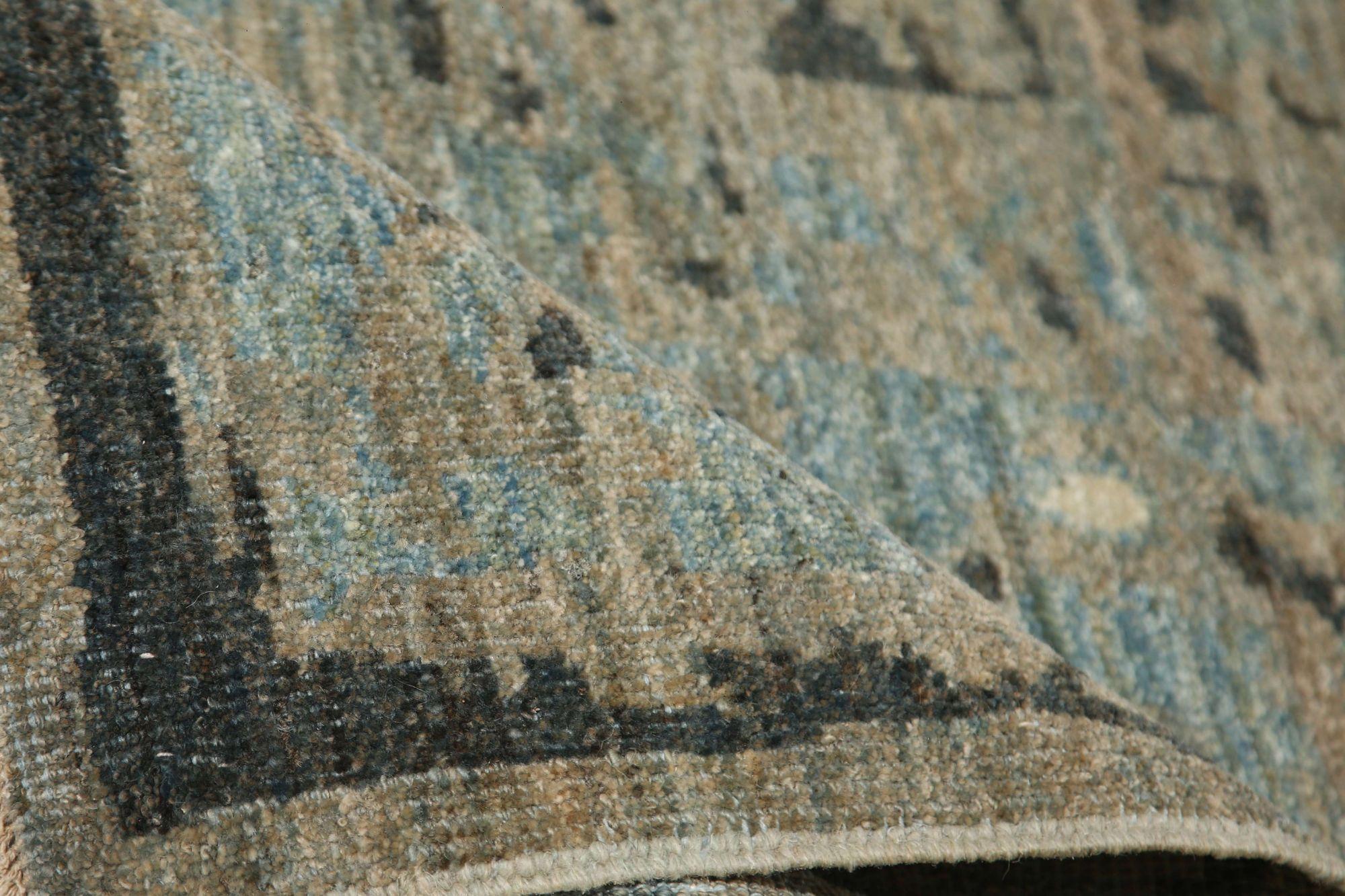 Tappeti per l'area dell'Afghanistan Sultanabad Rugs - Design marrone grigio - 96090 In condizioni ottime in vendita a Dallas, TX