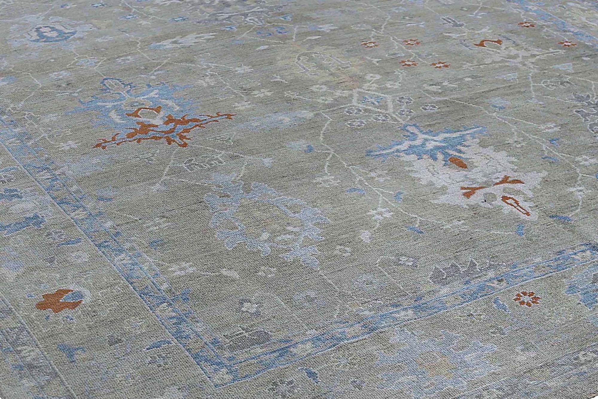Afghanistan Sultanabad Teppiche - Wolle Brown Gray Design - 97274 (Stammeskunst) im Angebot