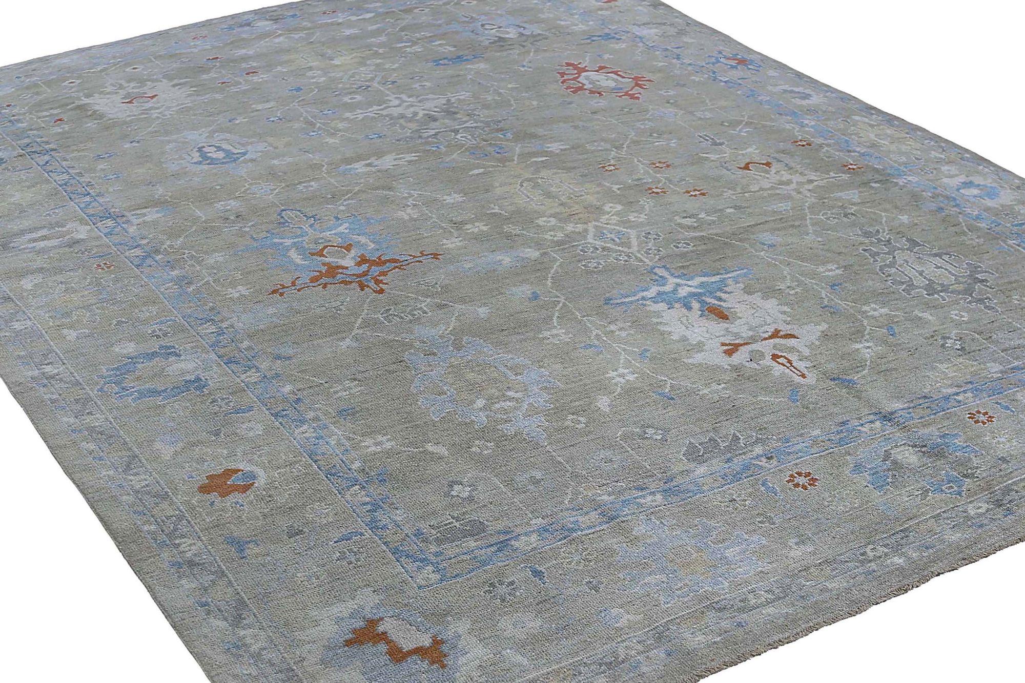 Afghanistan Sultanabad Teppiche - Wolle Brown Gray Design - 97274 (Afghanisch) im Angebot