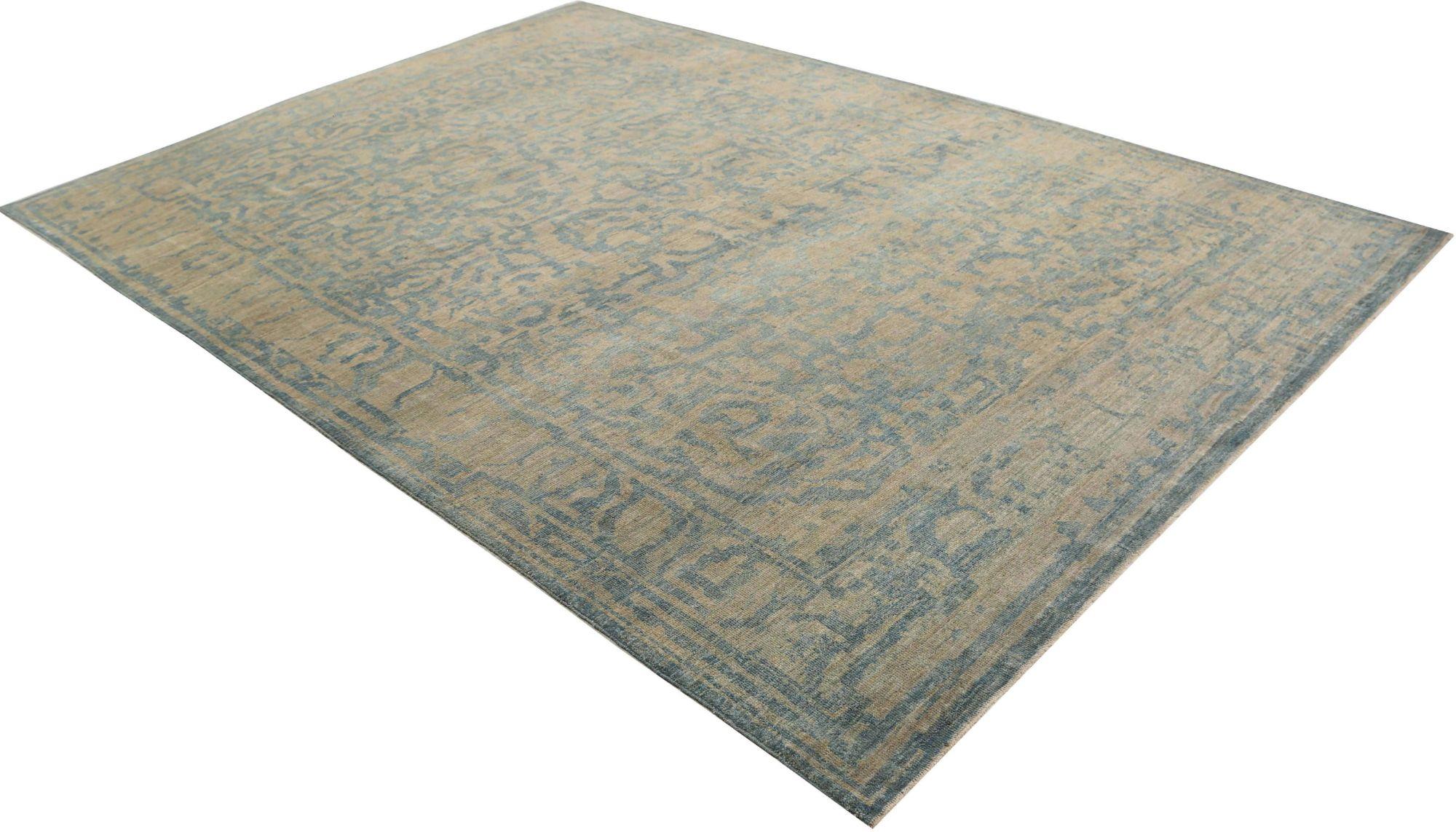 Afghanistan Sultanabad Area Rugs - Wolle Braun Grau/Silber - 95892 (Stammeskunst) im Angebot