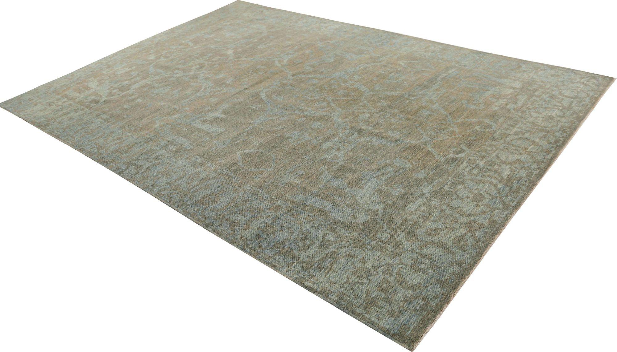 Tribale Afghanistan Sultanabad Rugs - Lana Marrone Grigio/Argento - 95945 in vendita