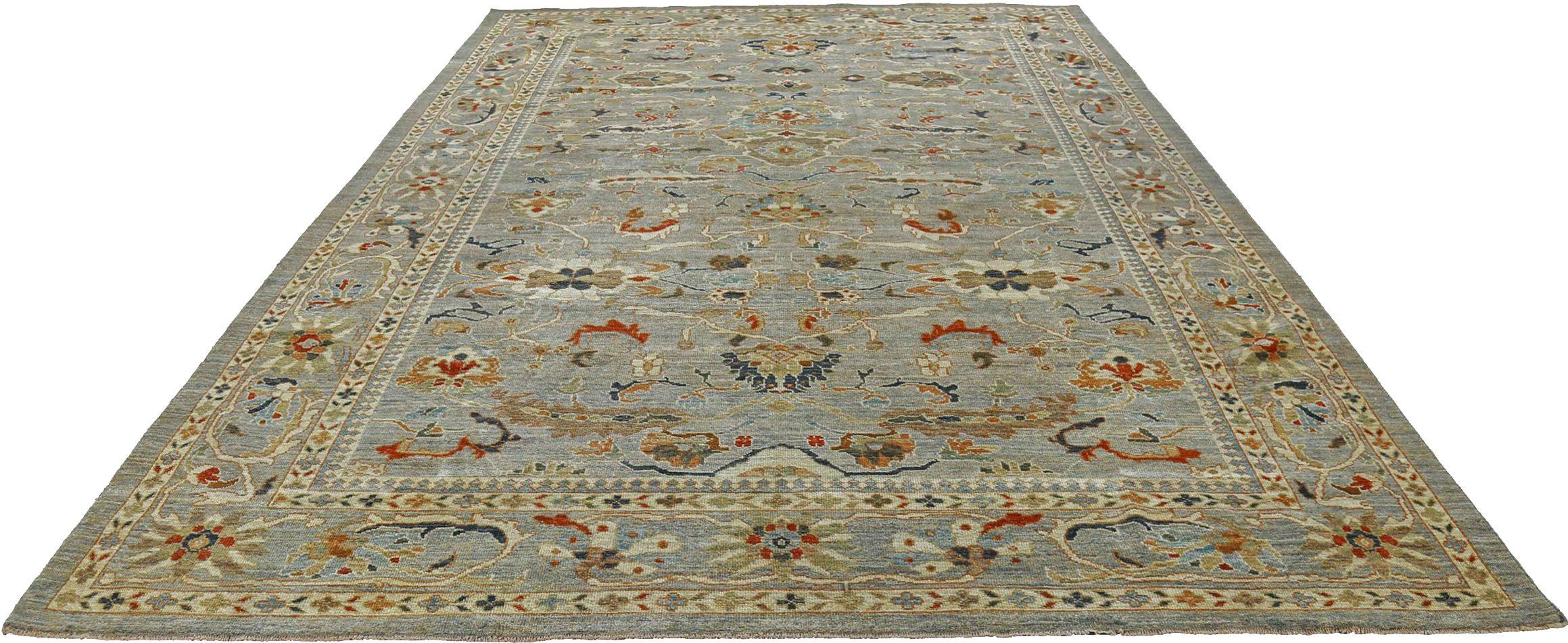 Descubre la elegancia de Afganistán con Sultanabad Rugs de Circa 1990. Diseñado con lana y marrón-marfil-rojo, este diseño exclusivo es perfecto para realzar tu espacio.