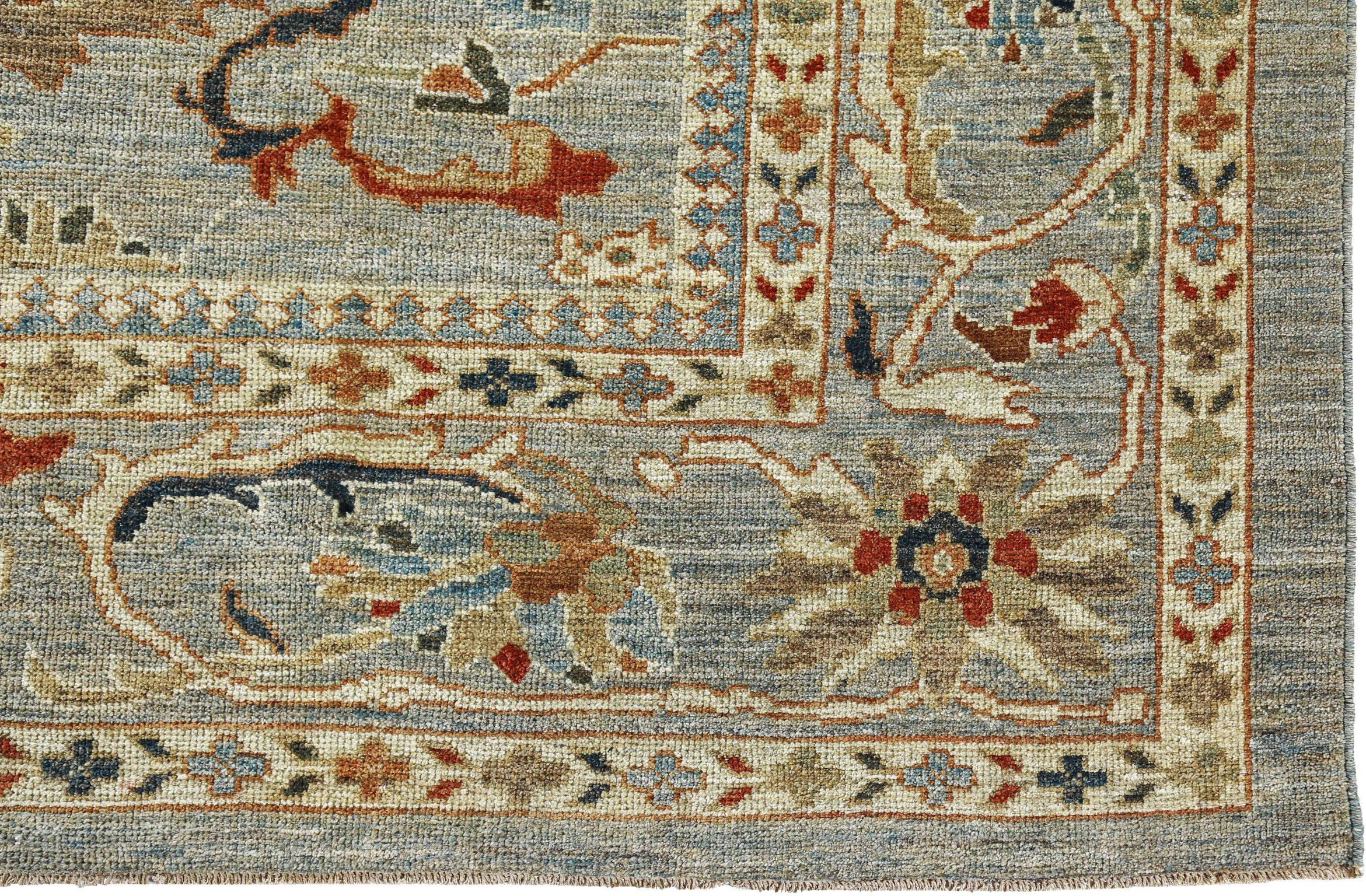 Afganistán Sultanabad Rugs - Lana Marrón Marfil Rojo - 90798 Afgano en venta