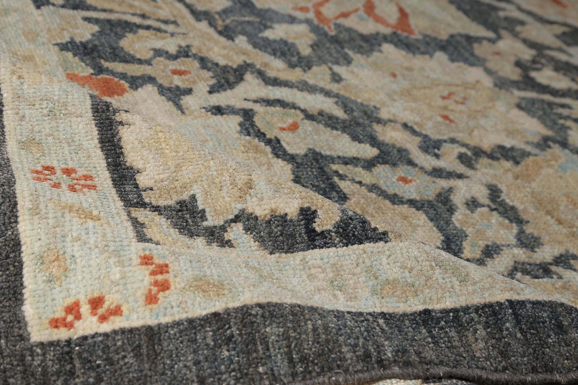 Afganistán Sultanabad Rugs - Lana Marrón Marfil Rojo - 97276 Tribal en venta