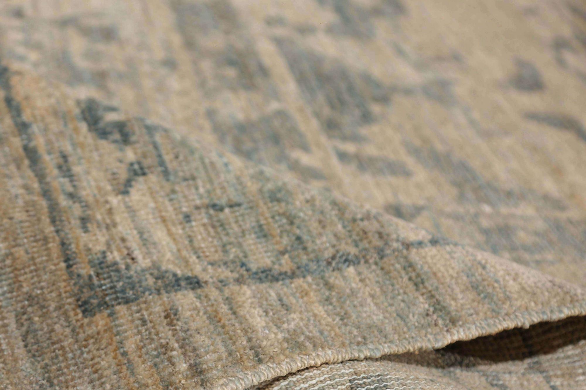 XX secolo Tappeti Afghanistan Sultanabad Rugs - Lana Marrone Avorio Taupe - 95844 in vendita