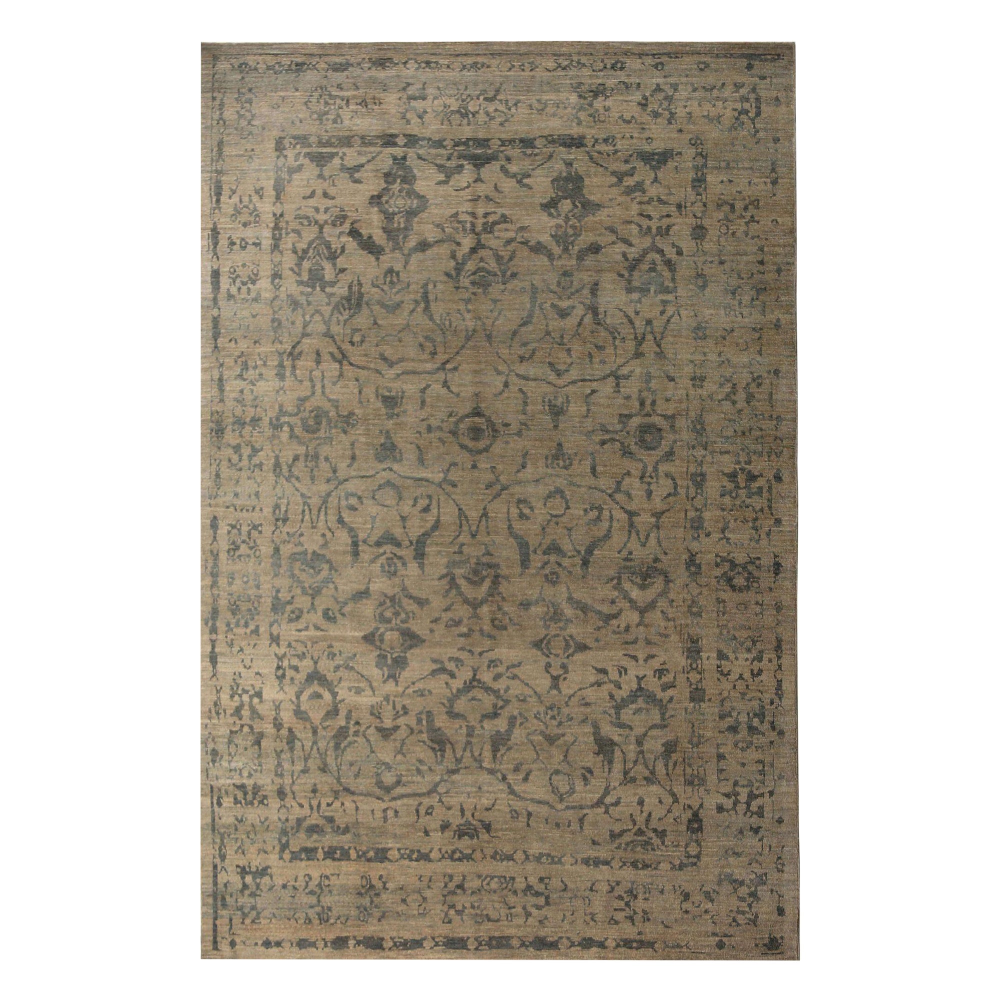 Afghanistan Sultanabad Teppiche - Wolle Braun Elfenbein Taupe - 95844