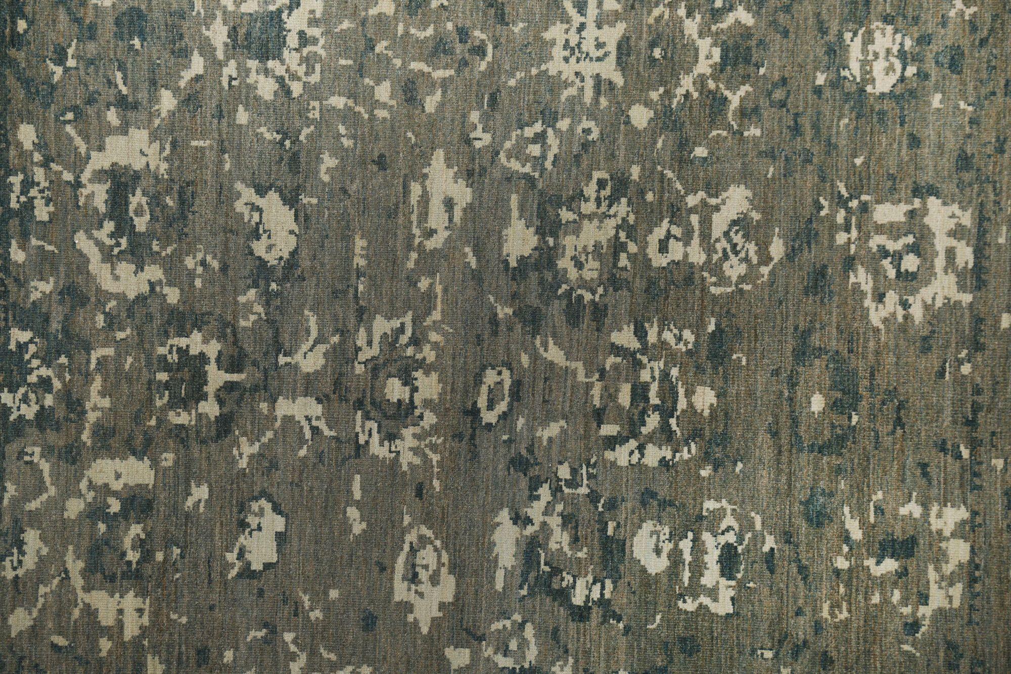 20th Century Afghanistan Sultanabad Area Rugs - Wool Brown Ivory Taupe - 96167 For Sale