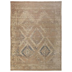Tappeti Afghanistan Sultanabad Rugs - Lana Marrone Taupe Design - 97279
