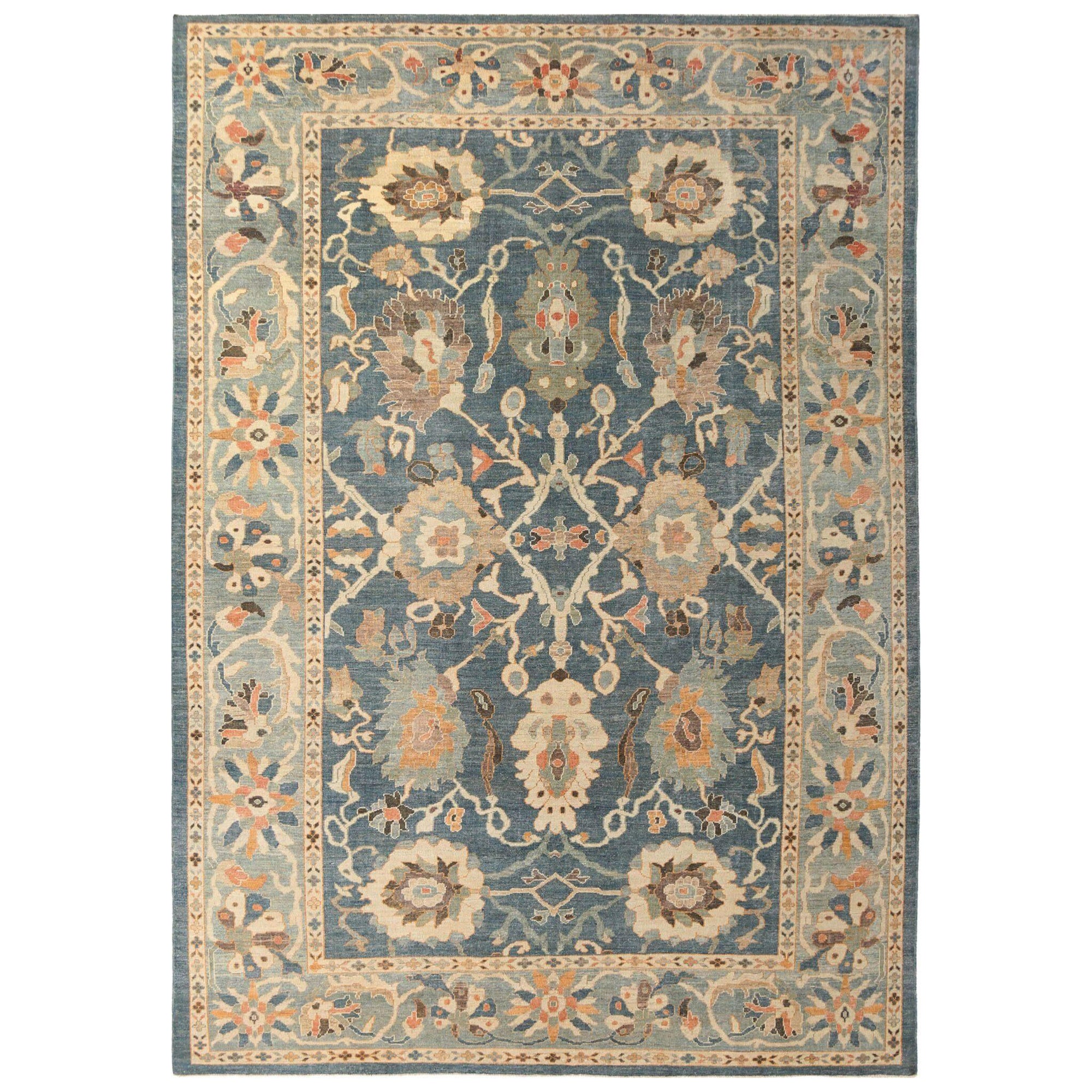 Sultanabad-Teppiche aus Afghanistan - Wolle in Grau mit Muster - 95752