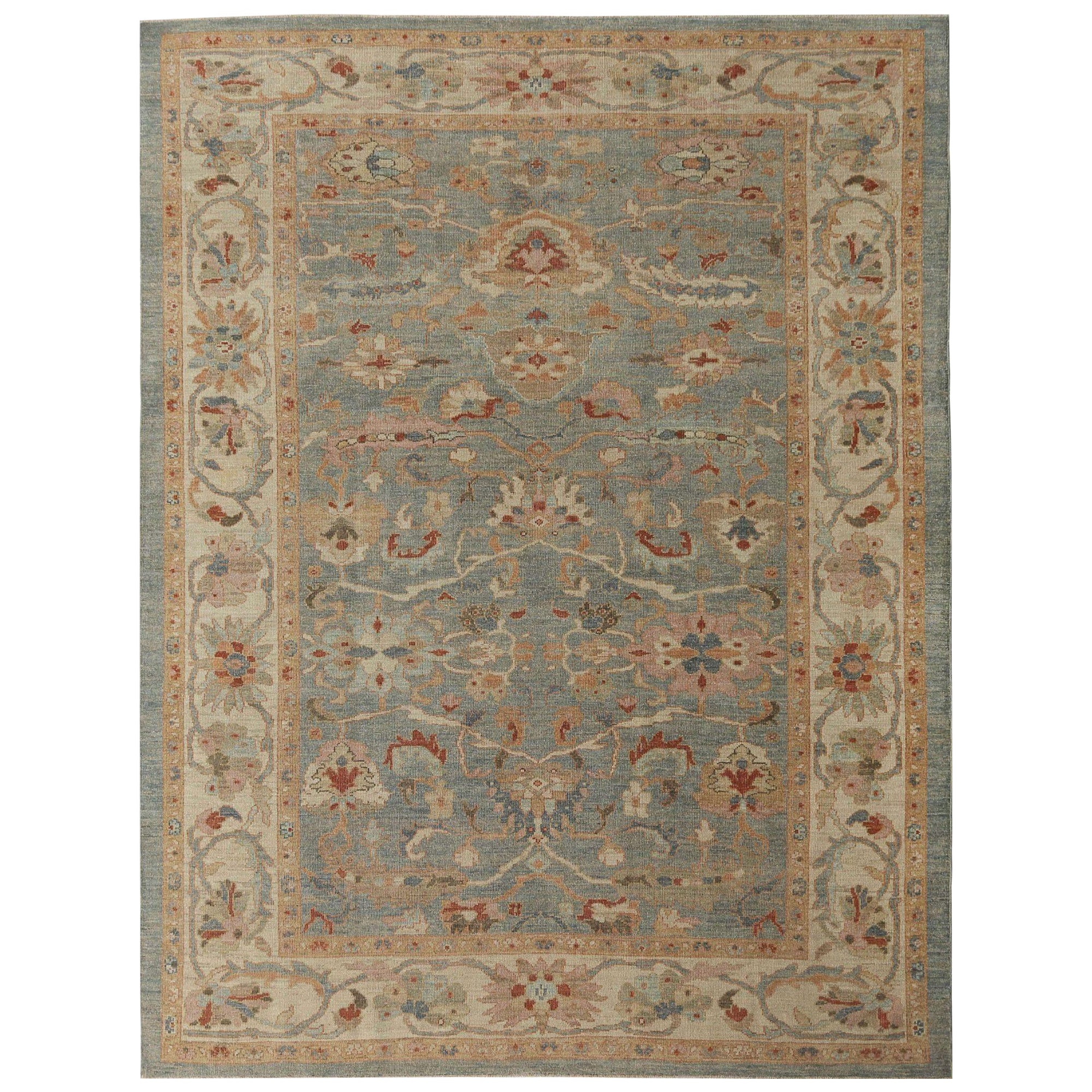 Sultanabad-Teppiche aus Afghanistan - Wolle in Grau mit Muster - 95847