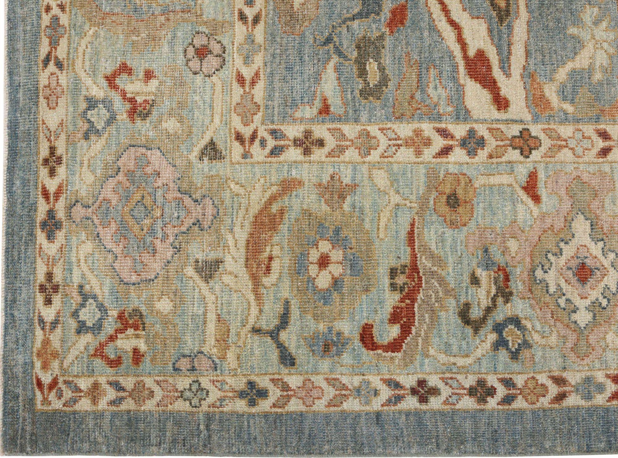 Entdecken Sie die Eleganz von Afghanistan Sultanabad mit Teppichen um 1990. Dieses exklusive Design aus Wolle und Grau ist perfekt, um Ihren Raum zu verschönern.