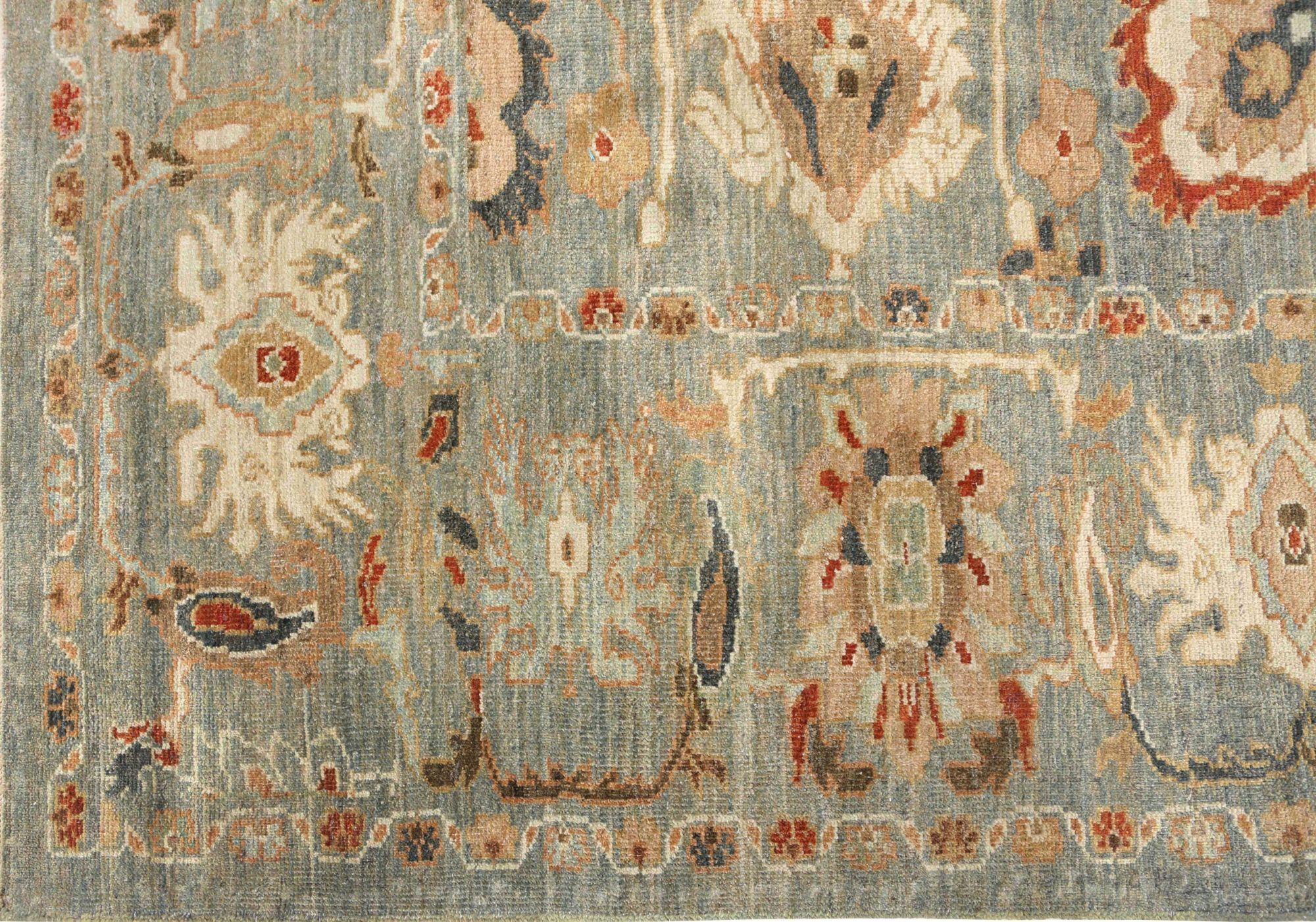 Entdecken Sie die Eleganz von Afghanistan Sultanabad mit Teppichen um 1990. Dieses exklusive Design aus Wolle und Grau ist perfekt, um Ihren Raum zu verschönern.