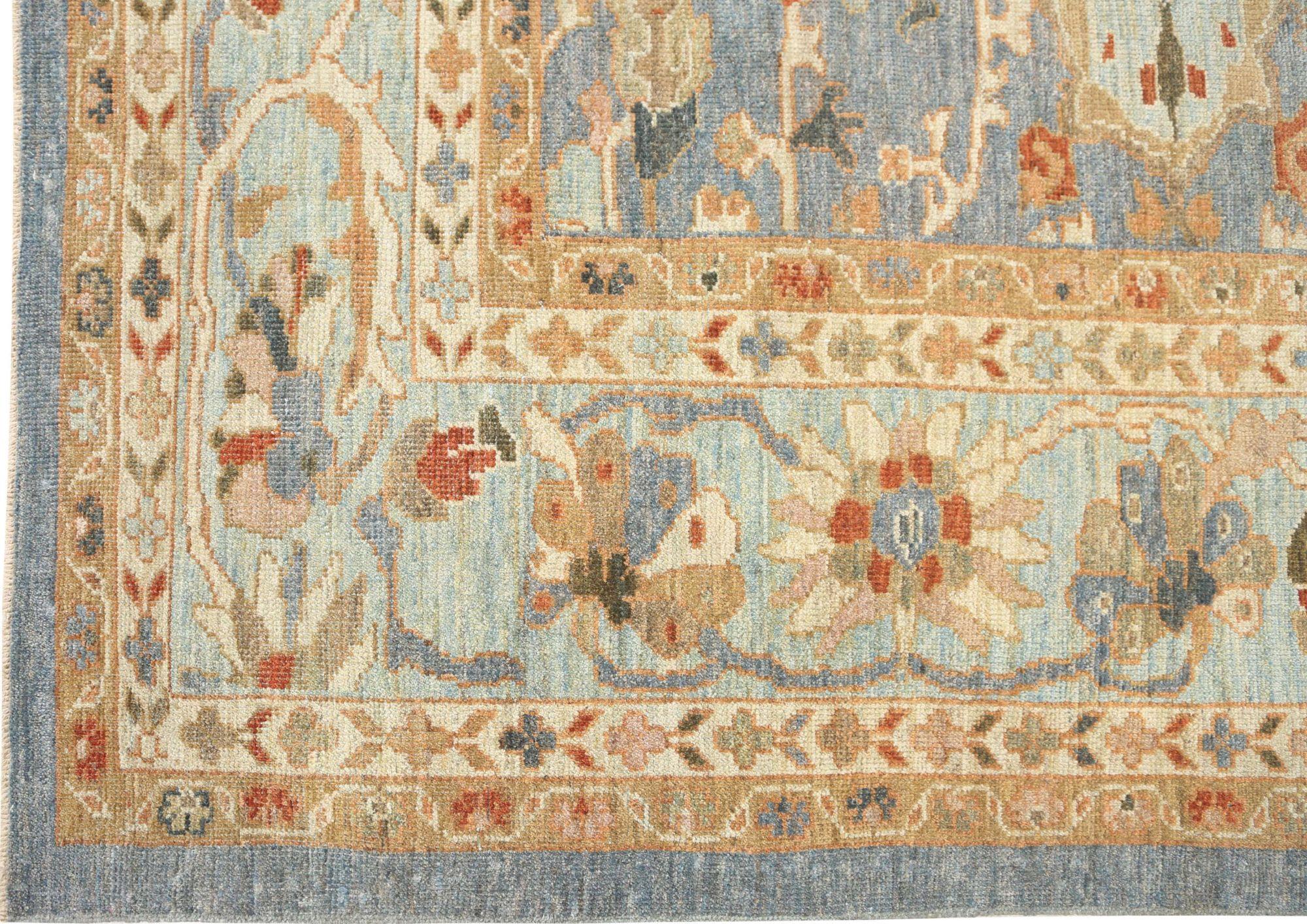 Entdecken Sie die Eleganz von Afghanistan Sultanabad mit Teppichen um 1990. Dieses exklusive Design aus Wolle und Grau ist perfekt, um Ihren Raum zu verschönern.