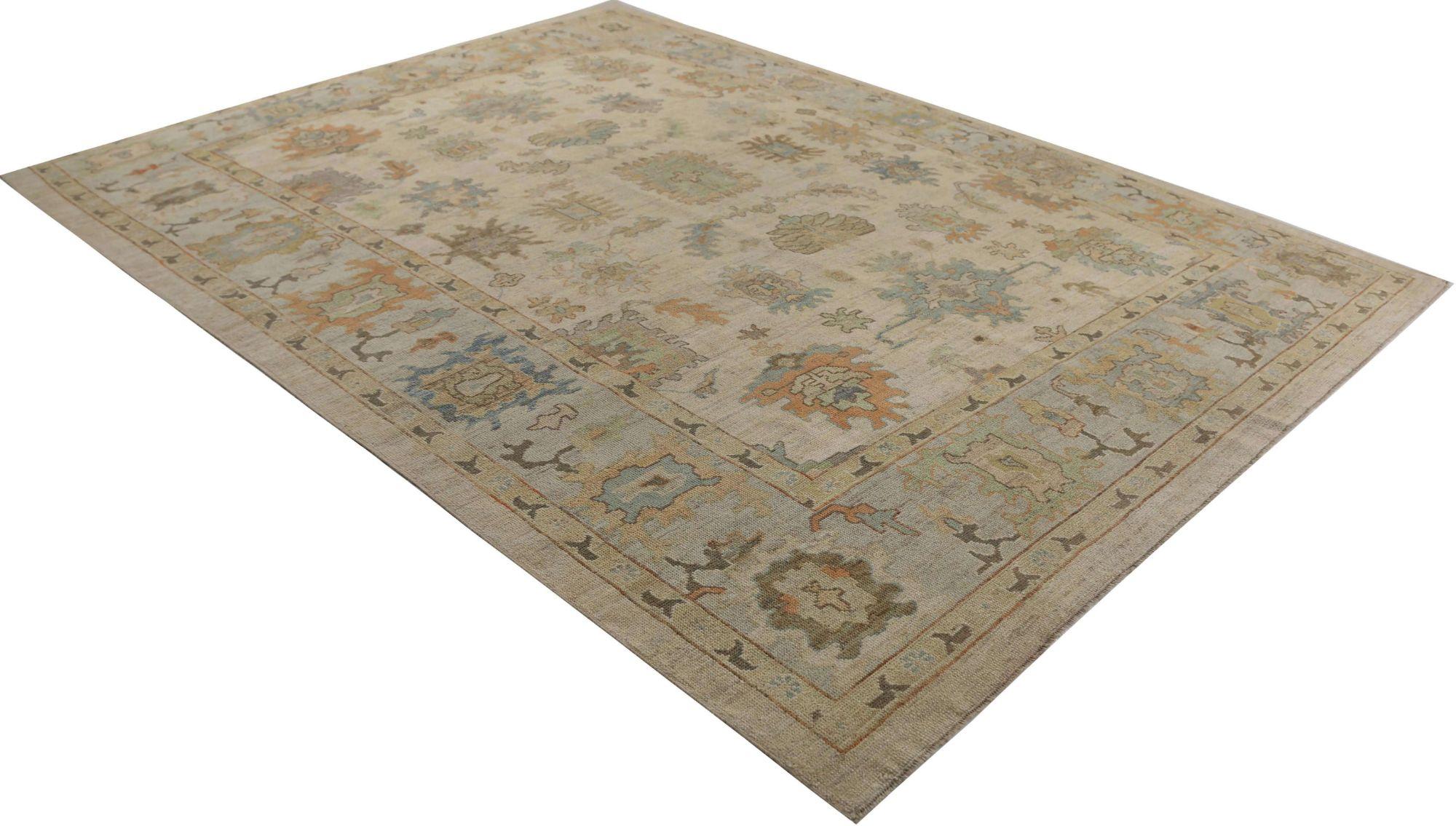 Sultanabad-Teppiche aus Afghanistan - Wolle in Grau mit Muster - 95938 (Afghanisch) im Angebot