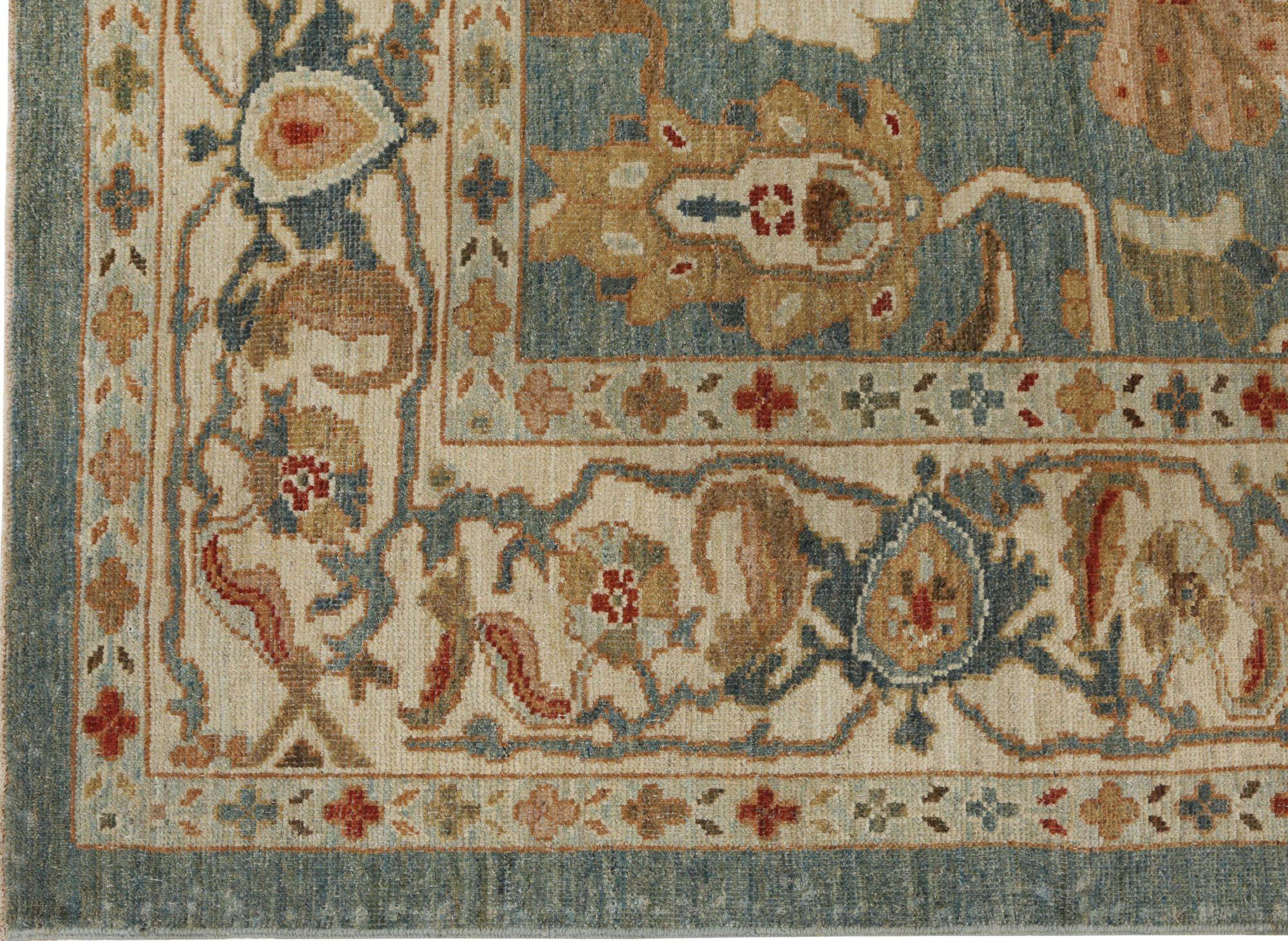 Entdecken Sie die Eleganz von Afghanistan Sultanabad mit Teppichen um 1990. Dieses exklusive Design aus Wolle und Grau ist perfekt, um Ihren Raum zu verschönern.