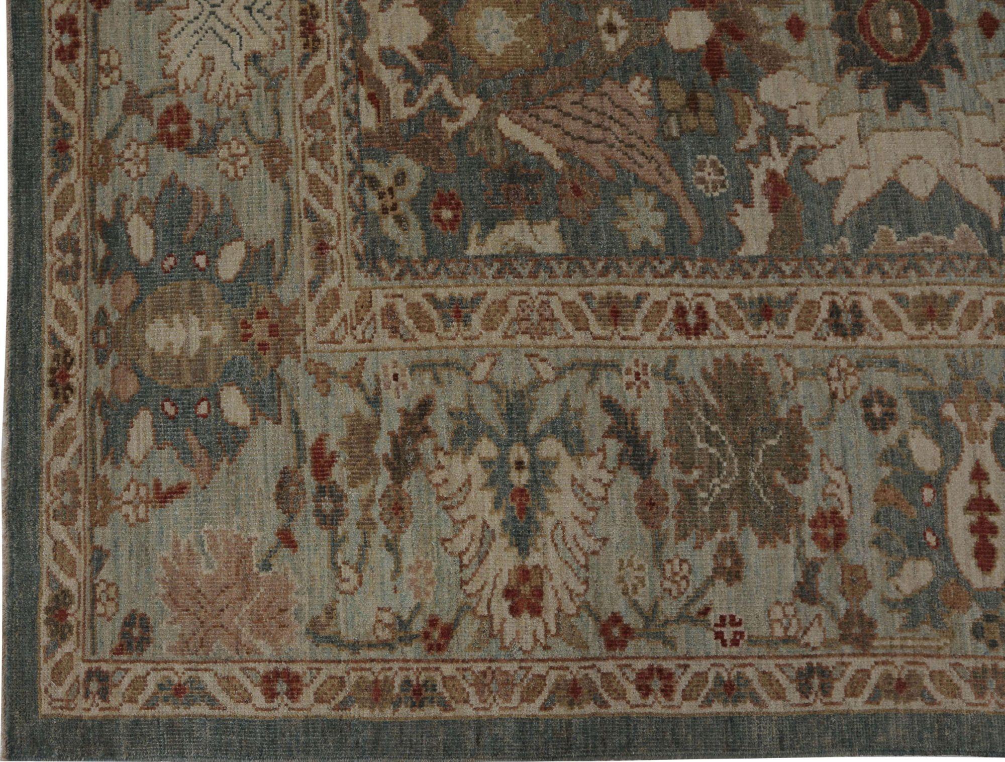 Entdecken Sie die Eleganz von Afghanistan Sultanabad mit Teppichen um 1990. Dieses exklusive Design aus Wolle und Grau ist perfekt, um Ihren Raum zu verschönern.