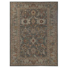 Afghanistan Sultanabad Area Rugs - Wool Gray Design - 95996