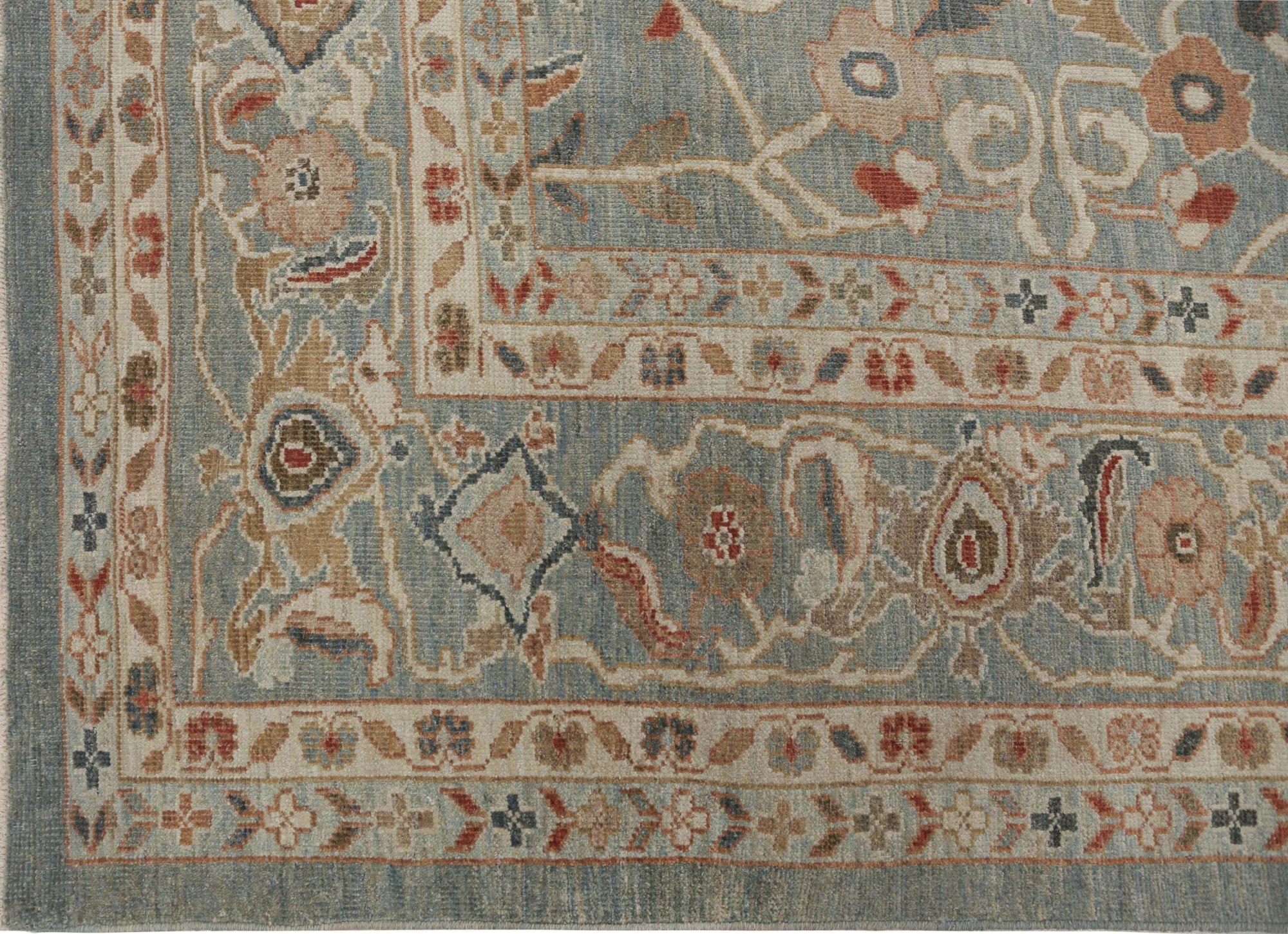 Entdecken Sie die Eleganz von Afghanistan Sultanabad mit Teppichen um 1990. Dieses exklusive Design aus Wolle und Grau ist perfekt, um Ihren Raum zu verschönern.