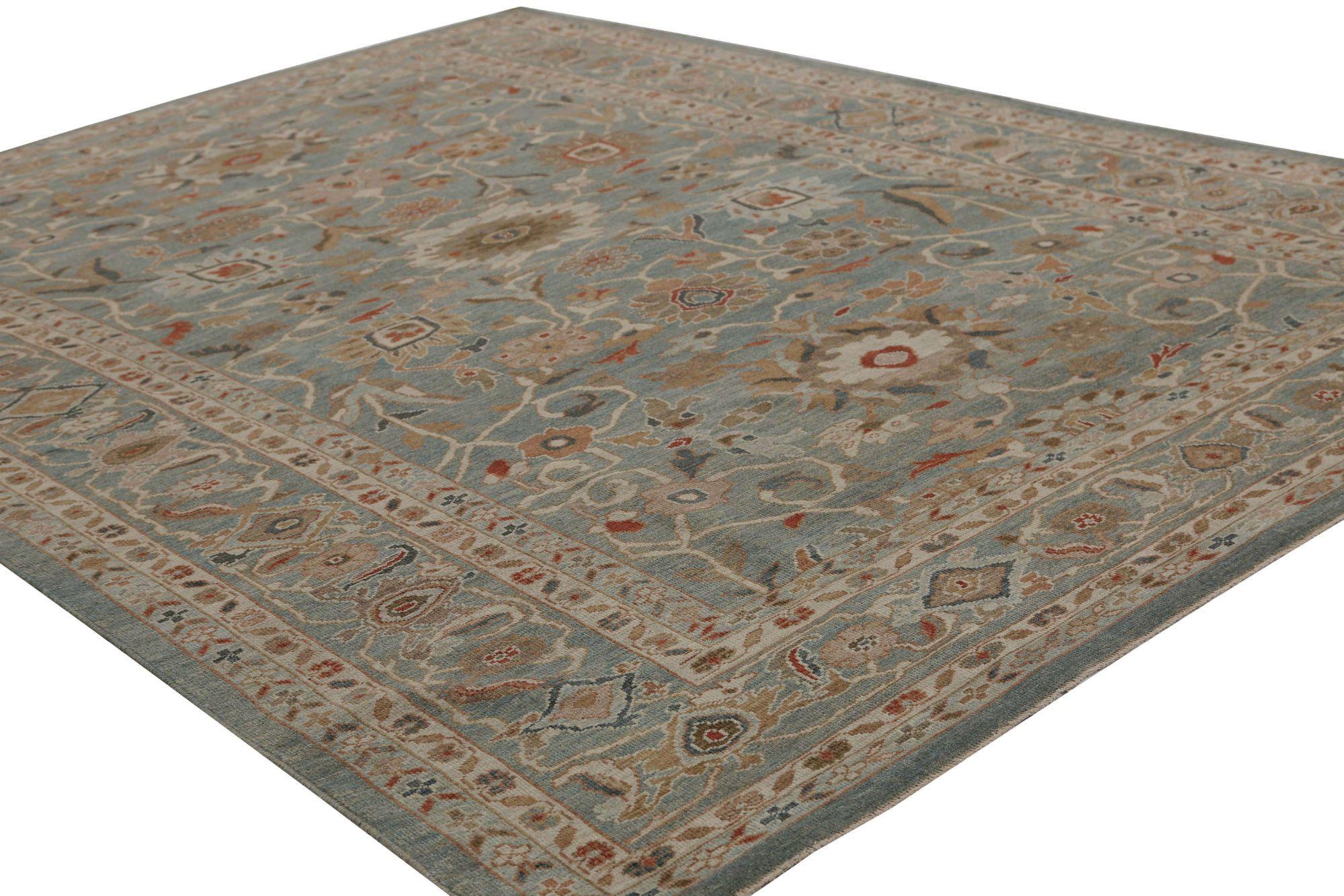 Sultanabad-Teppiche aus Afghanistan - Wolle in Grau mit Muster - 96032 (Afghanisch) im Angebot