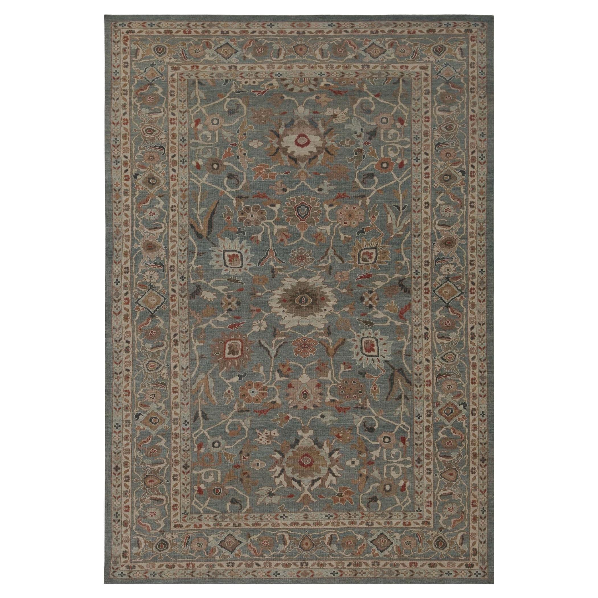 Sultanabad-Teppiche aus Afghanistan - Wolle in Grau mit Muster - 96032