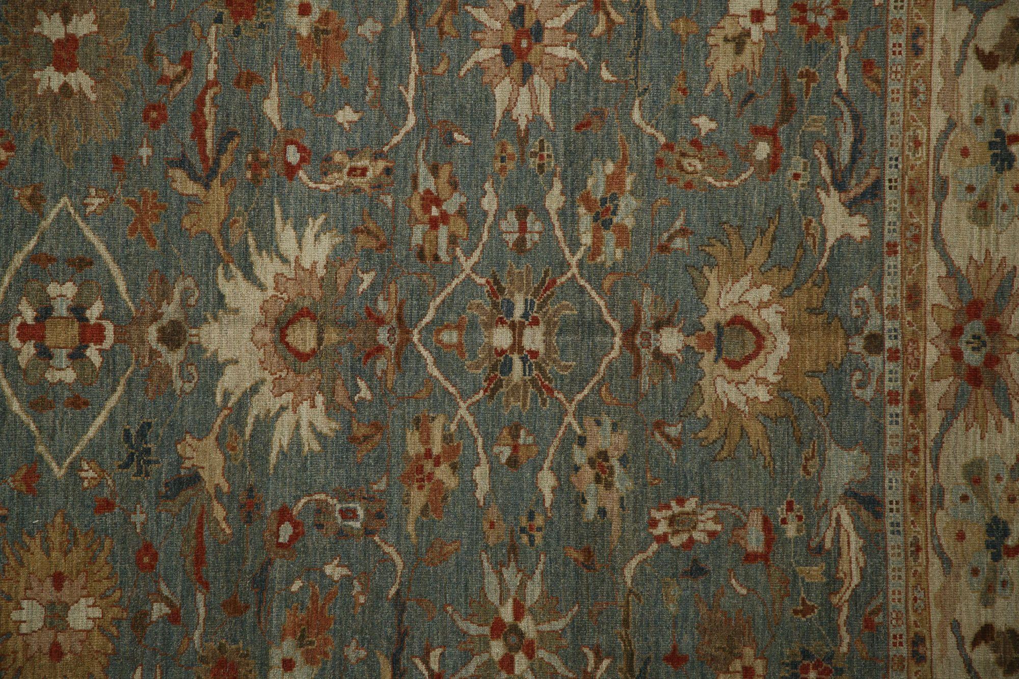 Tribale Tappeti per l'area Afghanistan Sultanabad Rugs - Design Grigio Lana - 96085 in vendita