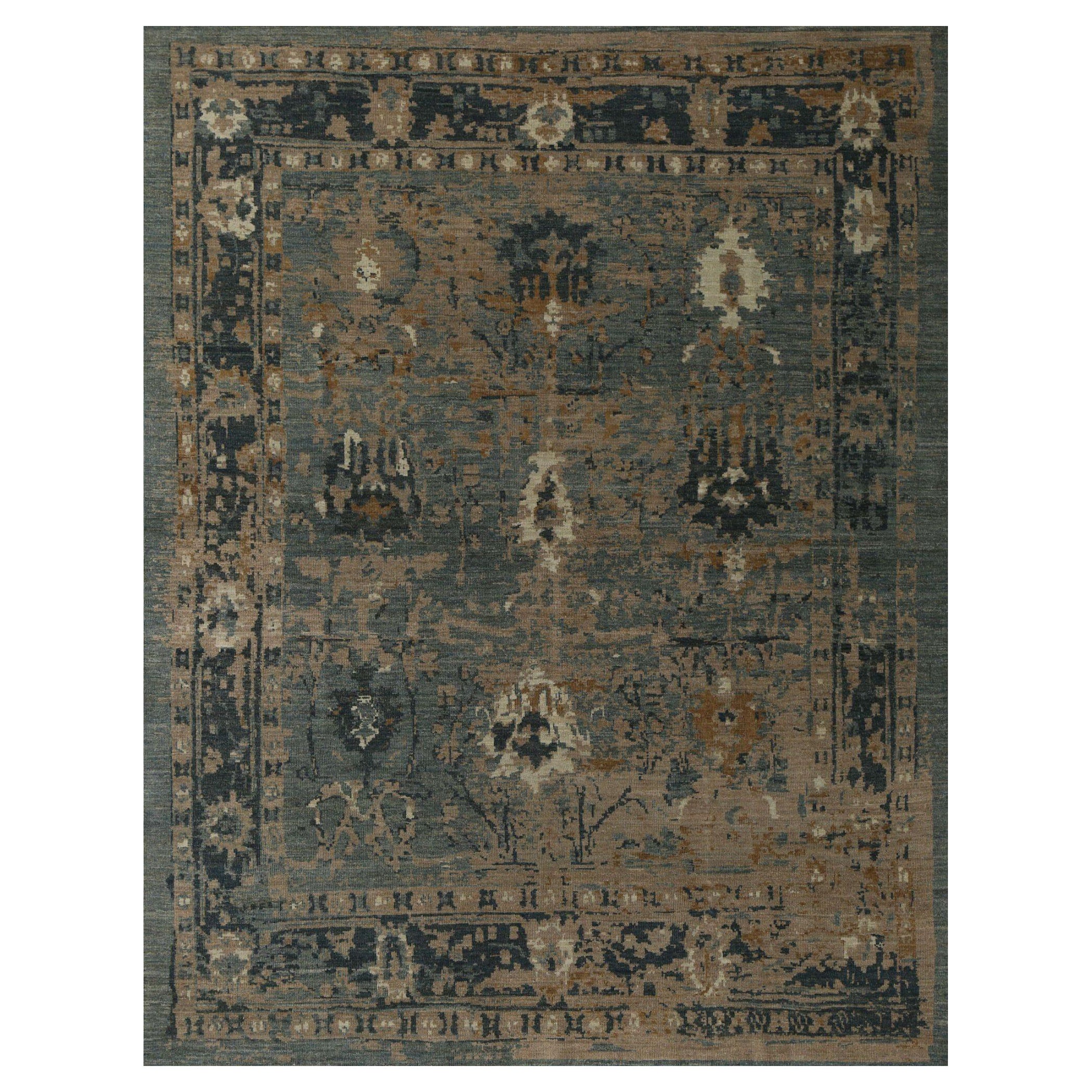Tappeti per l'area Afghanistan Sultanabad Rugs - Design Grigio Lana - 96142