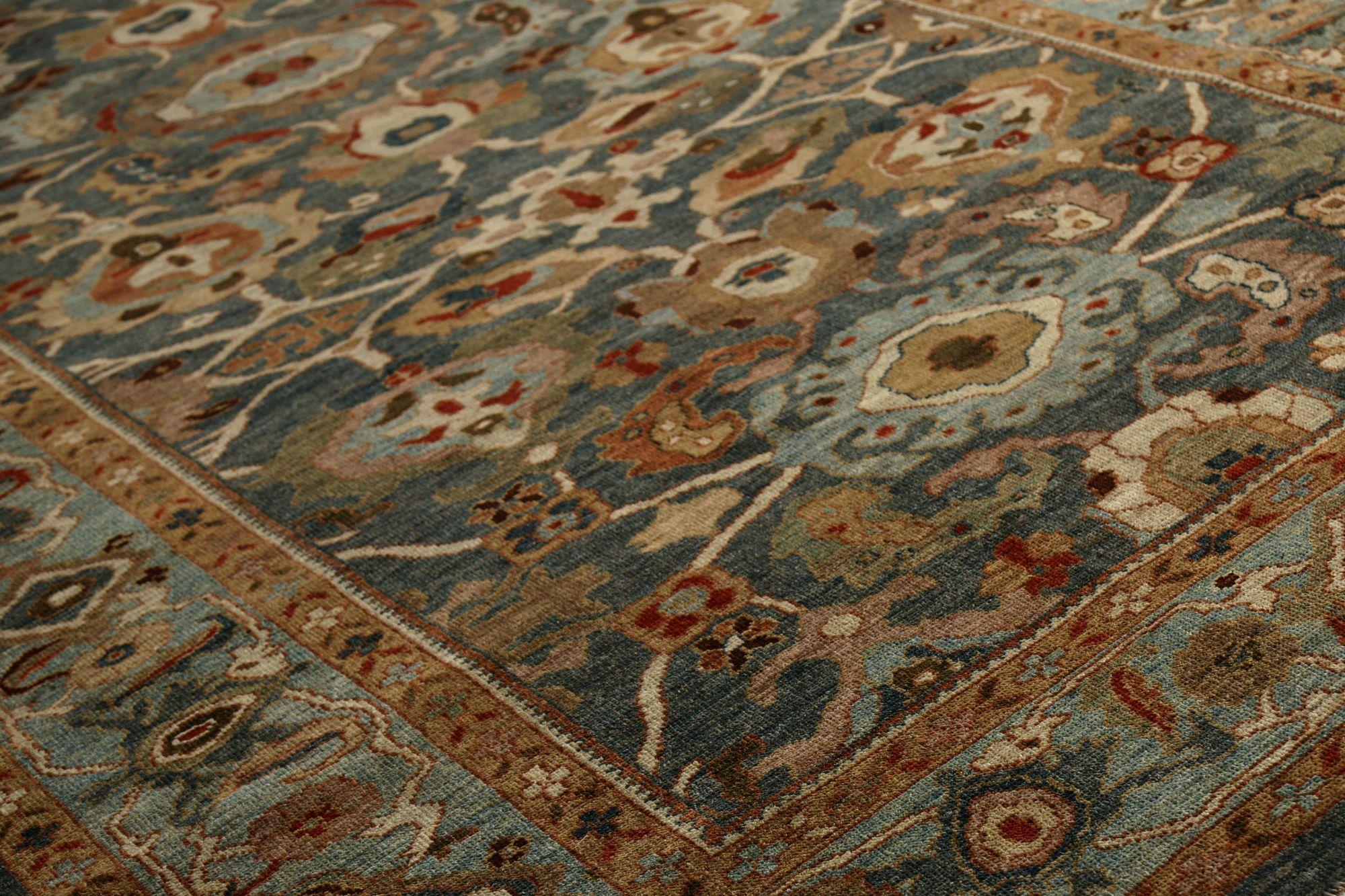Tribale Tappeti Afghanistan Sultanabad Rugs - Design Grigio Lana - 96151 in vendita
