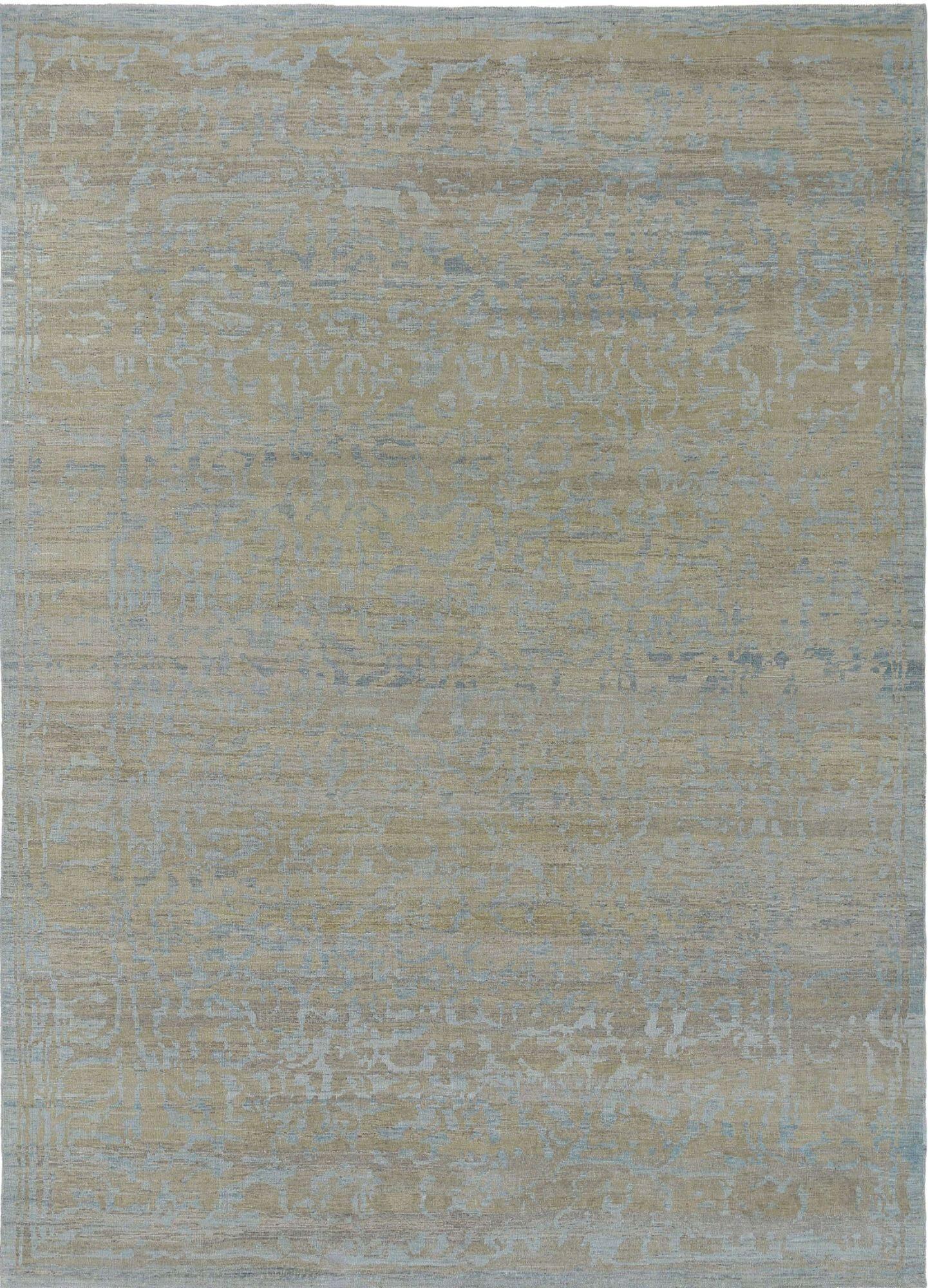 Tribale Afghanistan Sultanabad Rugs - Lana Grigio/Argento Taupe - 95525 in vendita