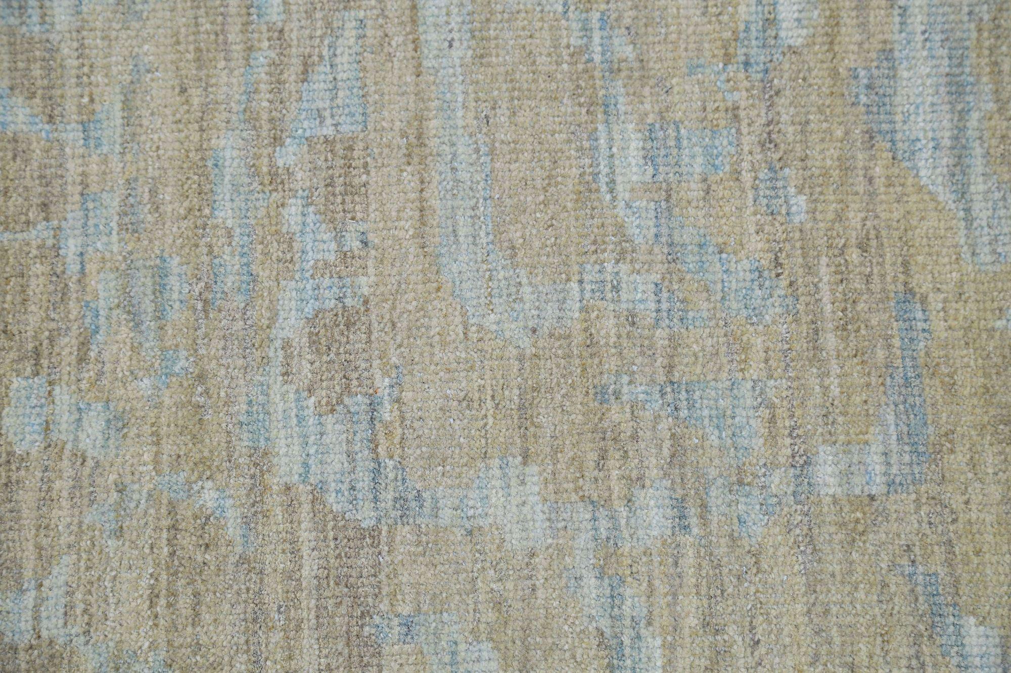 Annodato a mano Afghanistan Sultanabad Rugs - Lana Grigio/Argento Taupe - 95525 in vendita