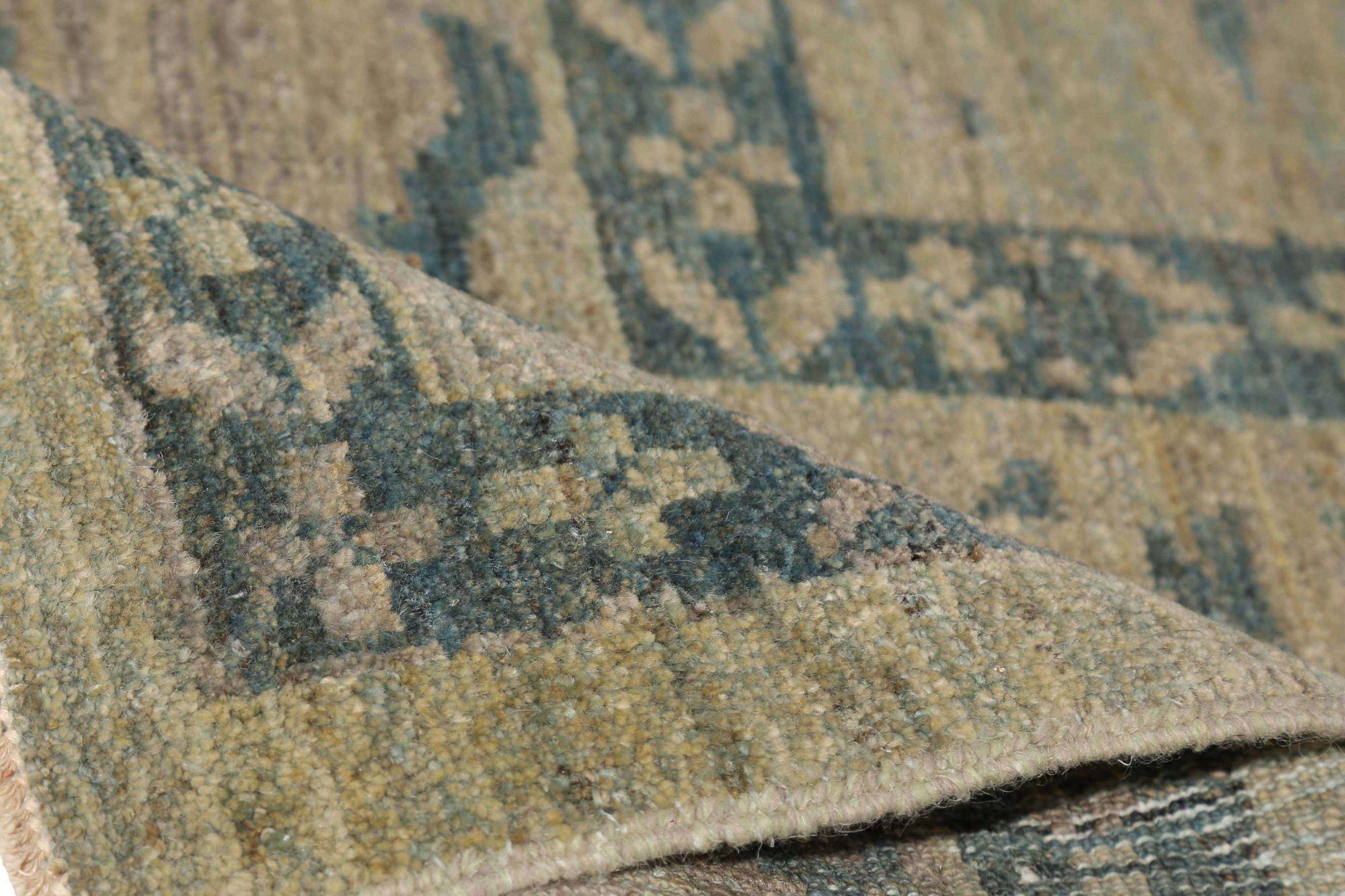 Afganistán Sultanabad Rugs - Lana Diseño Verde - 95803 Tribal en venta