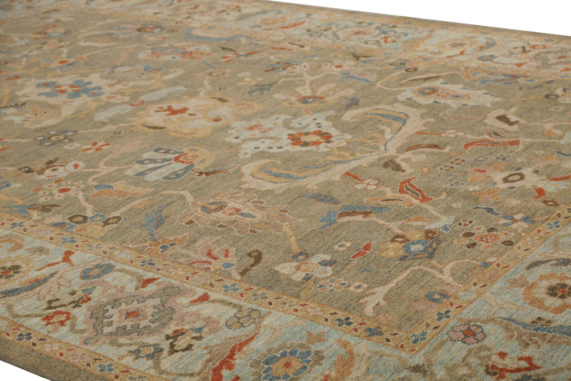 Tappeti per l'area Afghanistan Sultanabad Rugs - Greene & Greene Design - 95965 In condizioni ottime in vendita a Dallas, TX