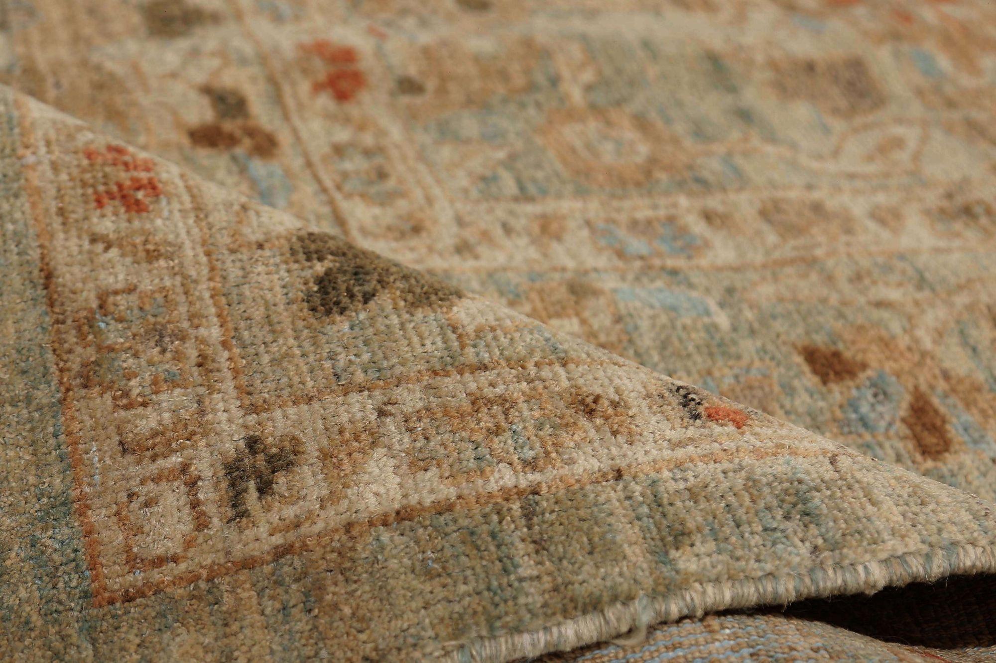 Tribal Tapis d'Afghanistan Sultanabad - Design en laine ivoire - 95834 en vente