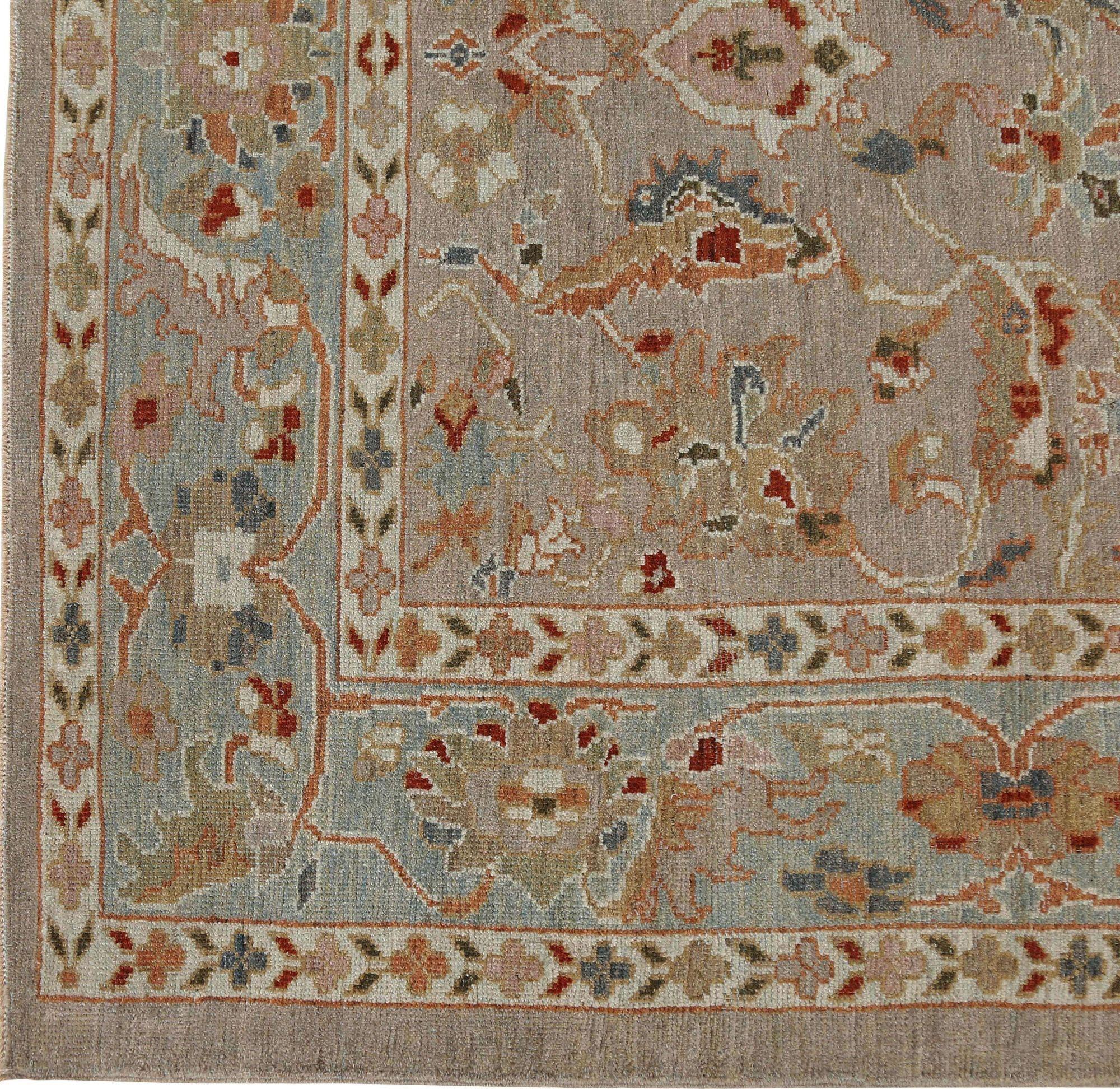 Discover the Exquisite Sultanabad Area Rug: A Turkish Masterpiece in Muted Splendor
A Timeless Gem from Anatolia: This captivating Sultanabad area rug hails directly from Turkey, a land steeped in centuries of unparalleled rug-weaving tradition.