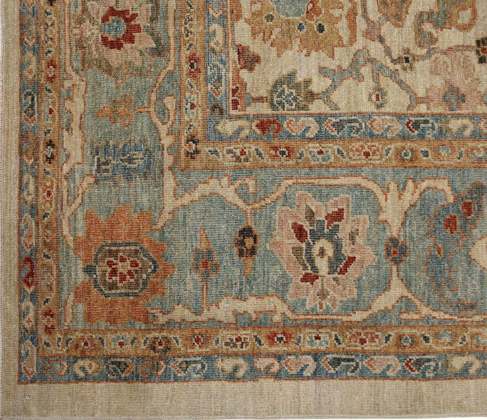 Entdecken Sie die Eleganz von Afghanistan Sultanabad mit Teppichen um 1990. Dieses exklusive Design aus Wolle und Elfenbein ist perfekt, um Ihren Raum zu verschönern.