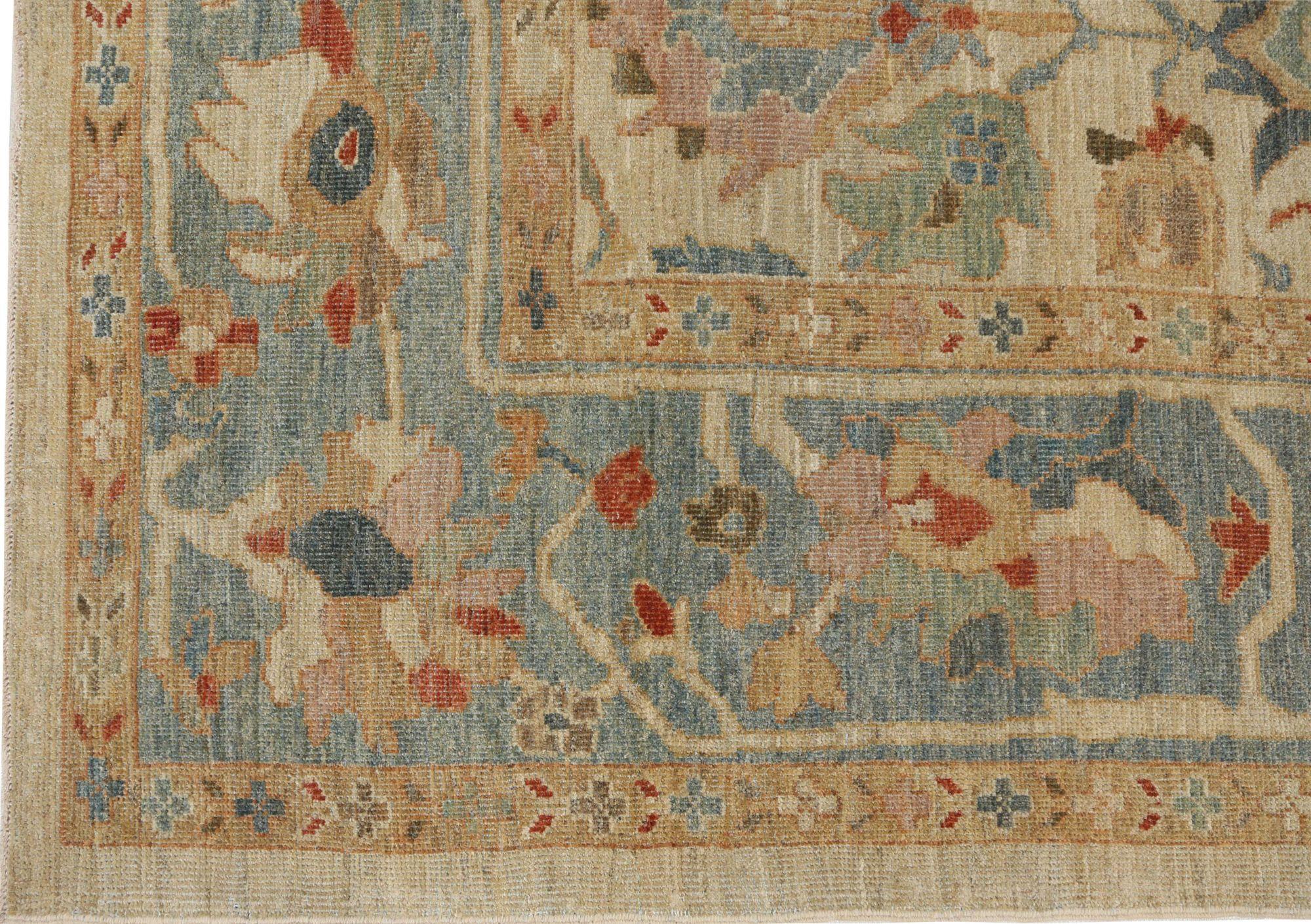 Entdecken Sie die Eleganz von Afghanistan Sultanabad mit Teppichen um 1990. Dieses exklusive Design aus Wolle und Elfenbein ist perfekt, um Ihren Raum zu verschönern.