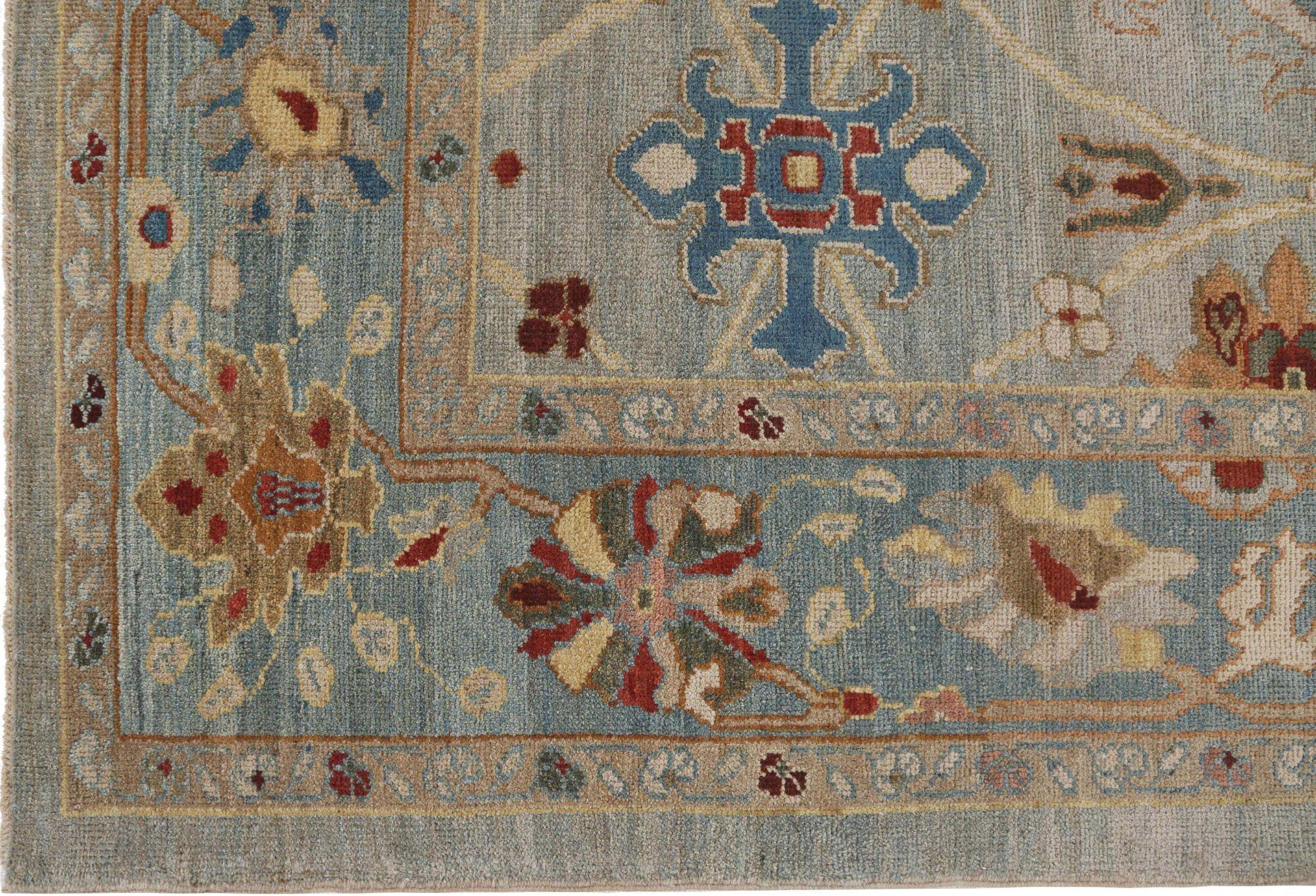 Entdecken Sie die Eleganz von Afghanistan Sultanabad mit Teppichen um 1990. Dieses exklusive Design aus Wolle und Elfenbein ist perfekt, um Ihren Raum zu verschönern.