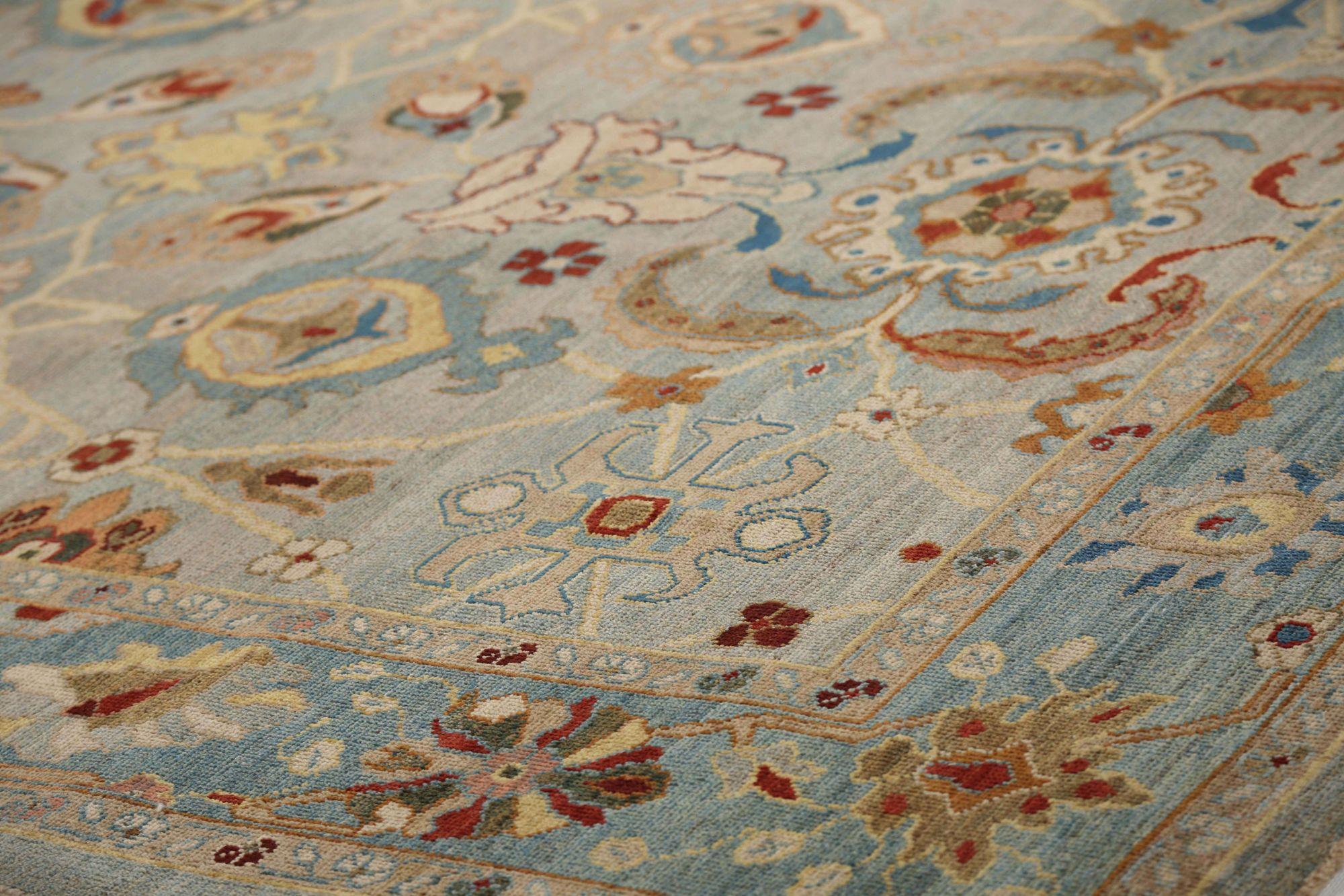 Afghanistan Sultanabad Bereich Teppiche - Wolle Elfenbein Design - 95963 (Afghanisch) im Angebot