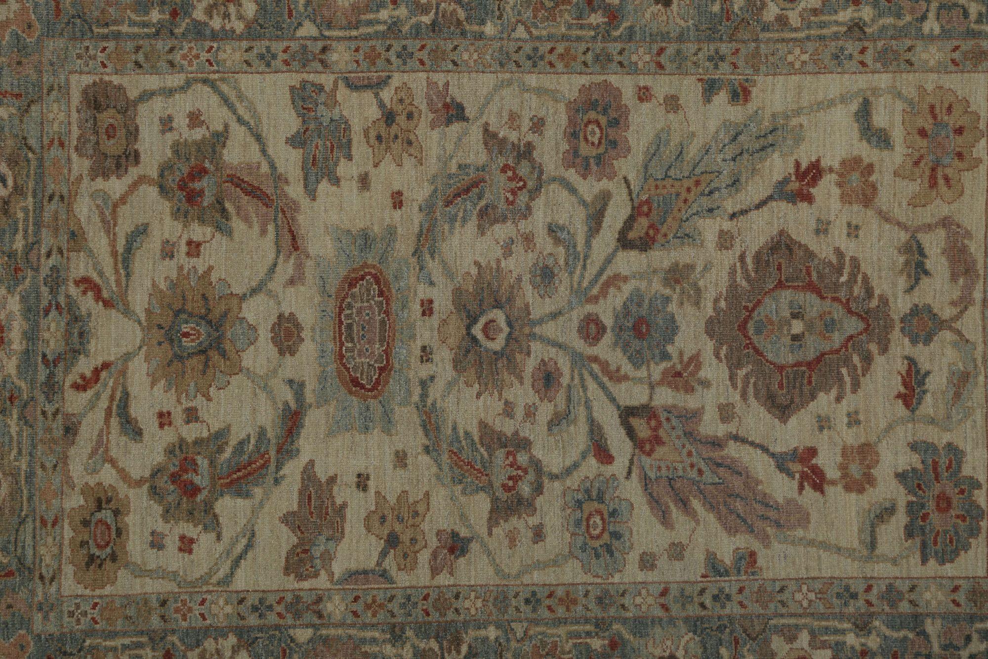 Afghanistan Sultanabad Area Rugs - Wolle Elfenbein Design - 96055 (Stammeskunst) im Angebot