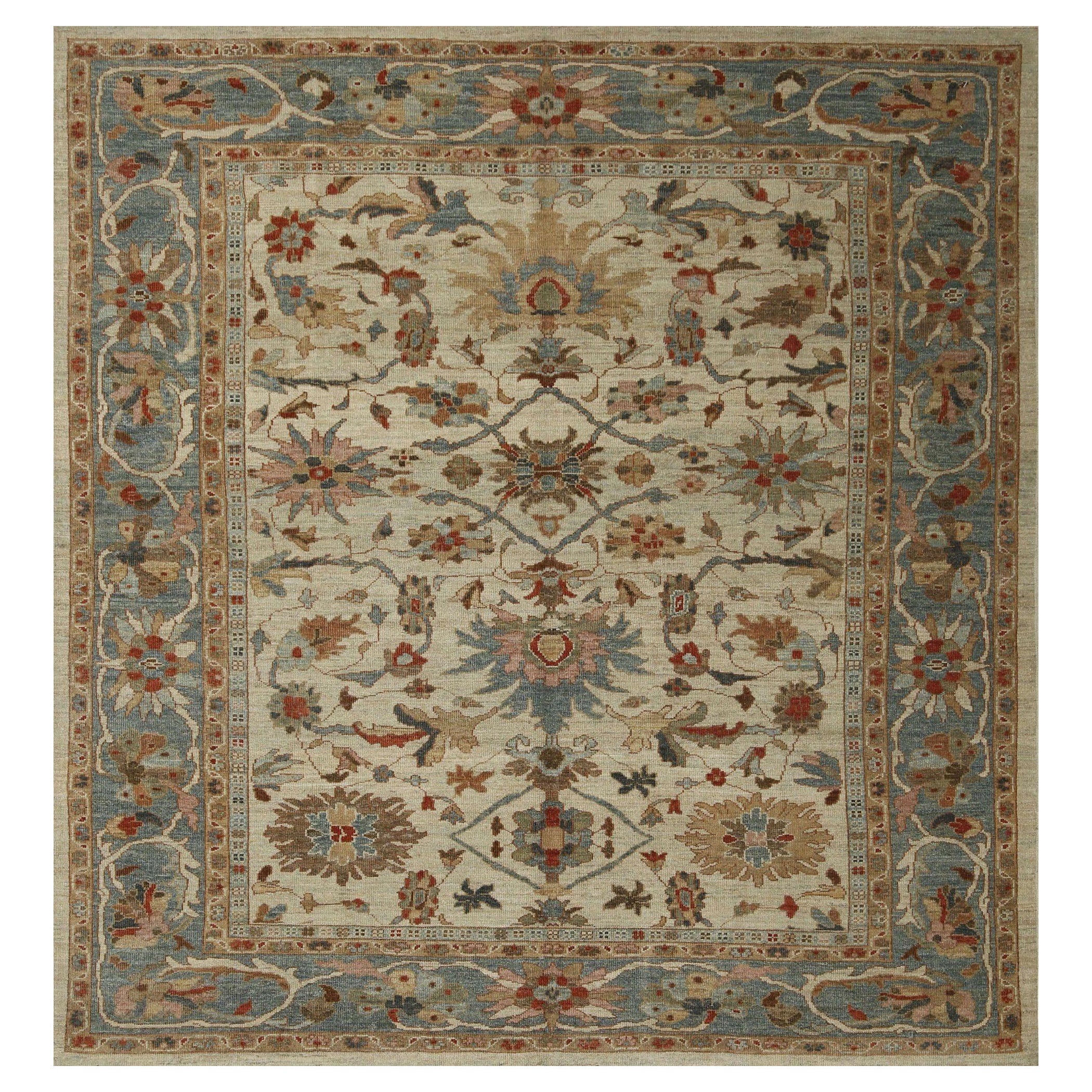 Afghanistan Sultanabad Area Rugs - Wolle Elfenbein Design - 96086