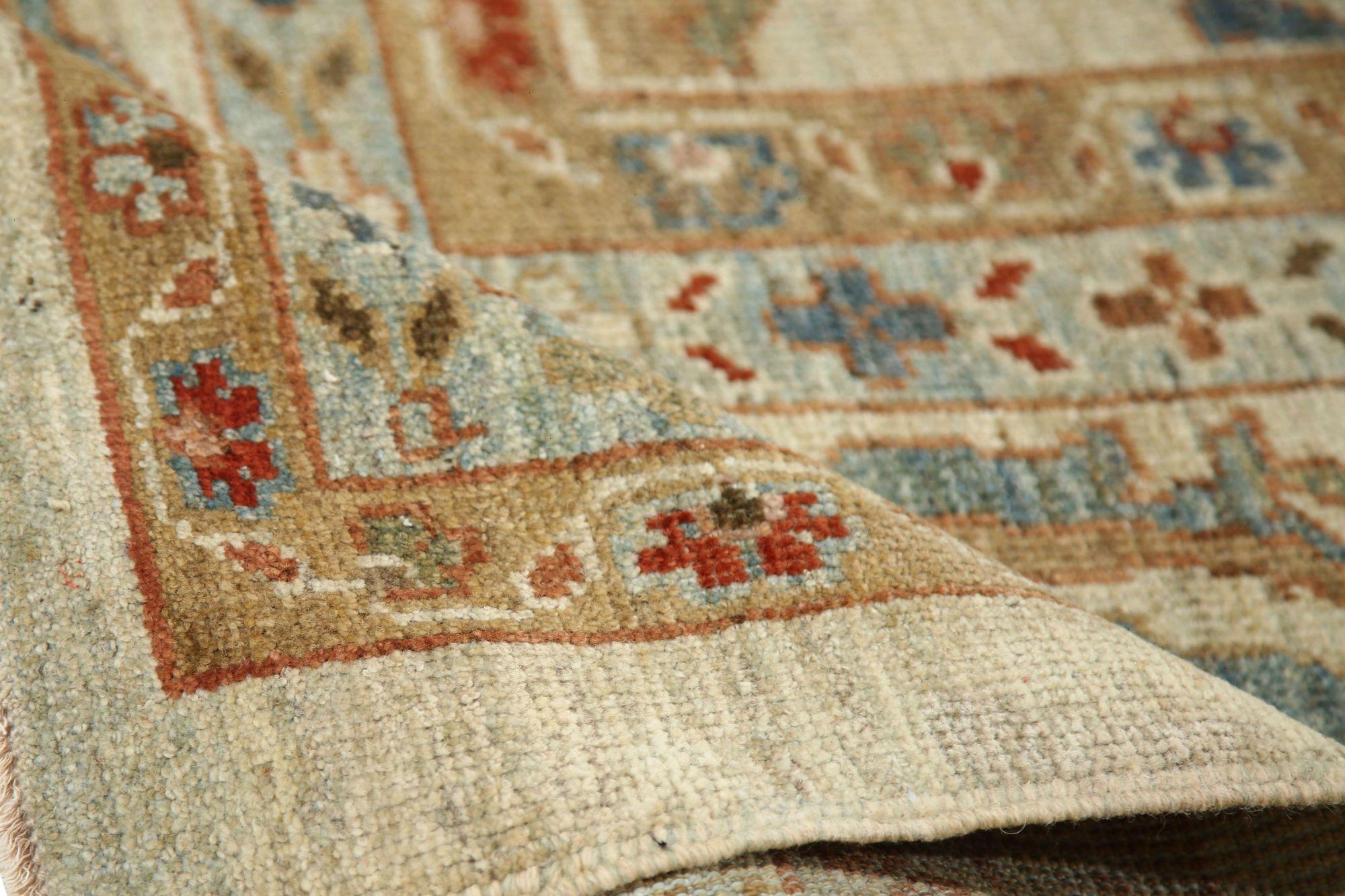 Persian Sultanabad Area Rugs - Wool Ivory Design - 96106 In Excellent Condition For Sale In Dallas, TX