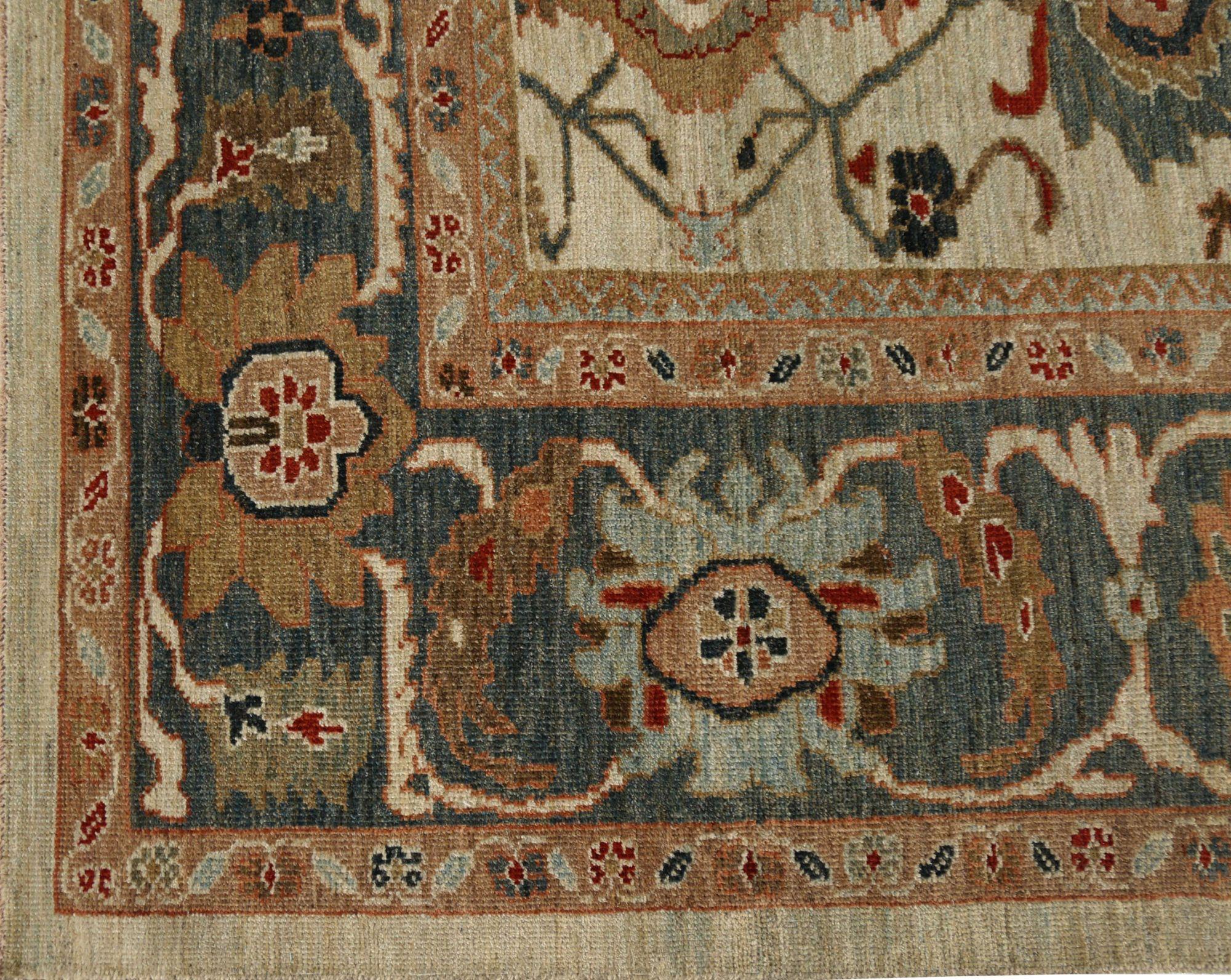 A Modern Heirloom: The Timeless Grace of a Persian Sultanabad Style Rug
This exquisite area rug is a masterpiece of contemporary craftsmanship, celebrating the timeless beauty of historic Persian design. It captures the soul and intricate artistry