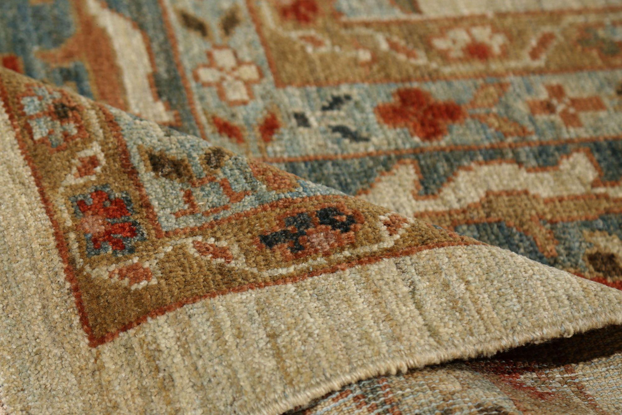 Afghanistan Sultanabad Area Rugs - Wolle Elfenbein Design - 96160 (Afghanisch) im Angebot