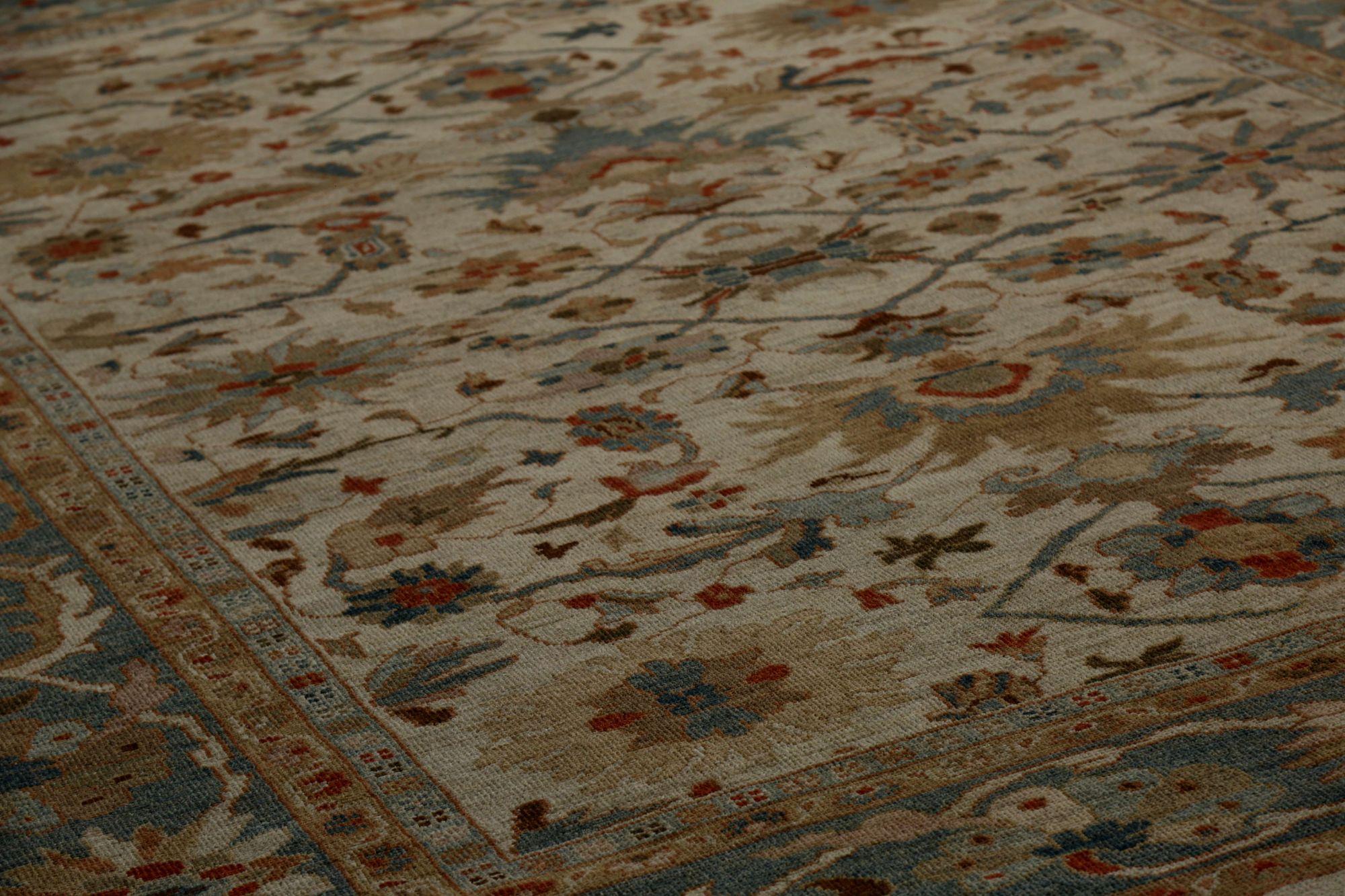 Afghanistan Sultanabad Area Rugs - Wolle Elfenbein Design - 96213 (Stammeskunst) im Angebot
