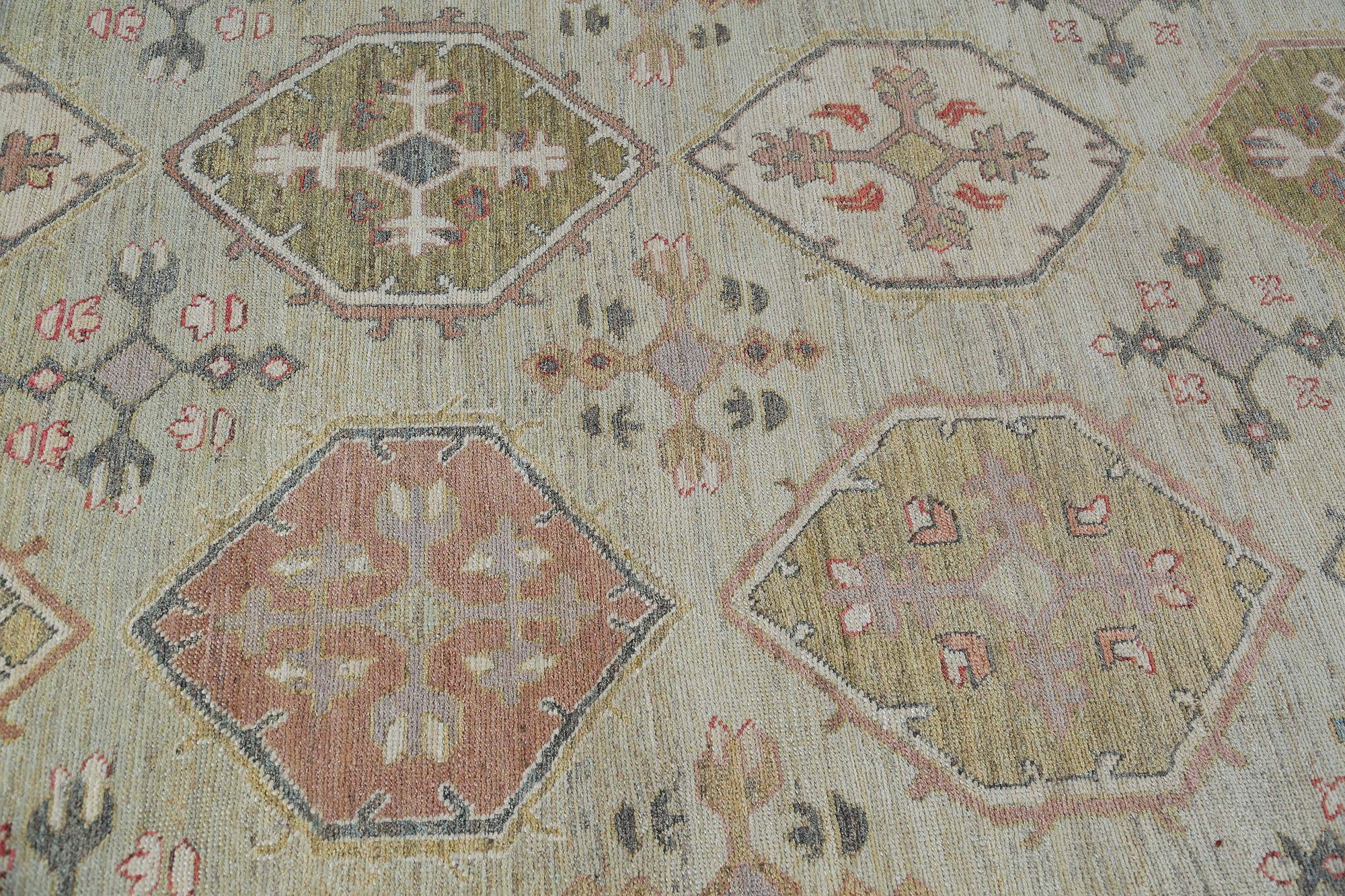 Afganistán Sultanabad Rugs - Lana Diseño Marfil - 97001 Afgano en venta