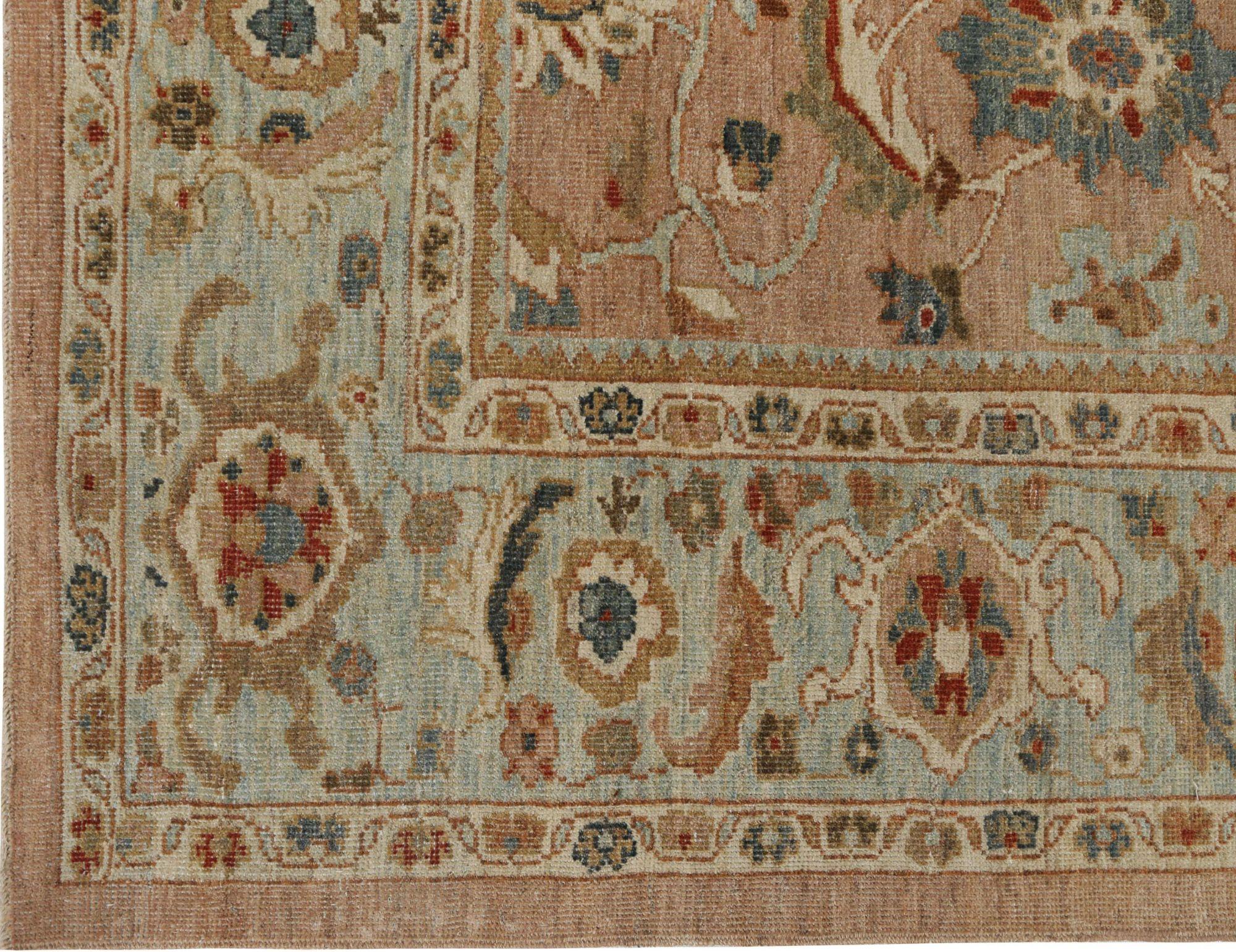 Entdecken Sie die Eleganz von Afghanistan Sultanabad mit Teppichen um 1990. Dieses exklusive Design aus Wolle und Rosa ist perfekt, um Ihren Raum zu verschönern.