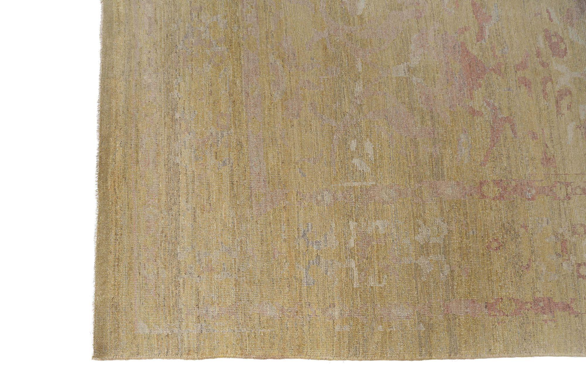 Scopri l'eleganza dell'Afghanistan Sultanabad Rugs con i tappeti CIRCA del 1990. Progettato con lana e giallo, questo design esclusivo è perfetto per valorizzare il tuo spazio.